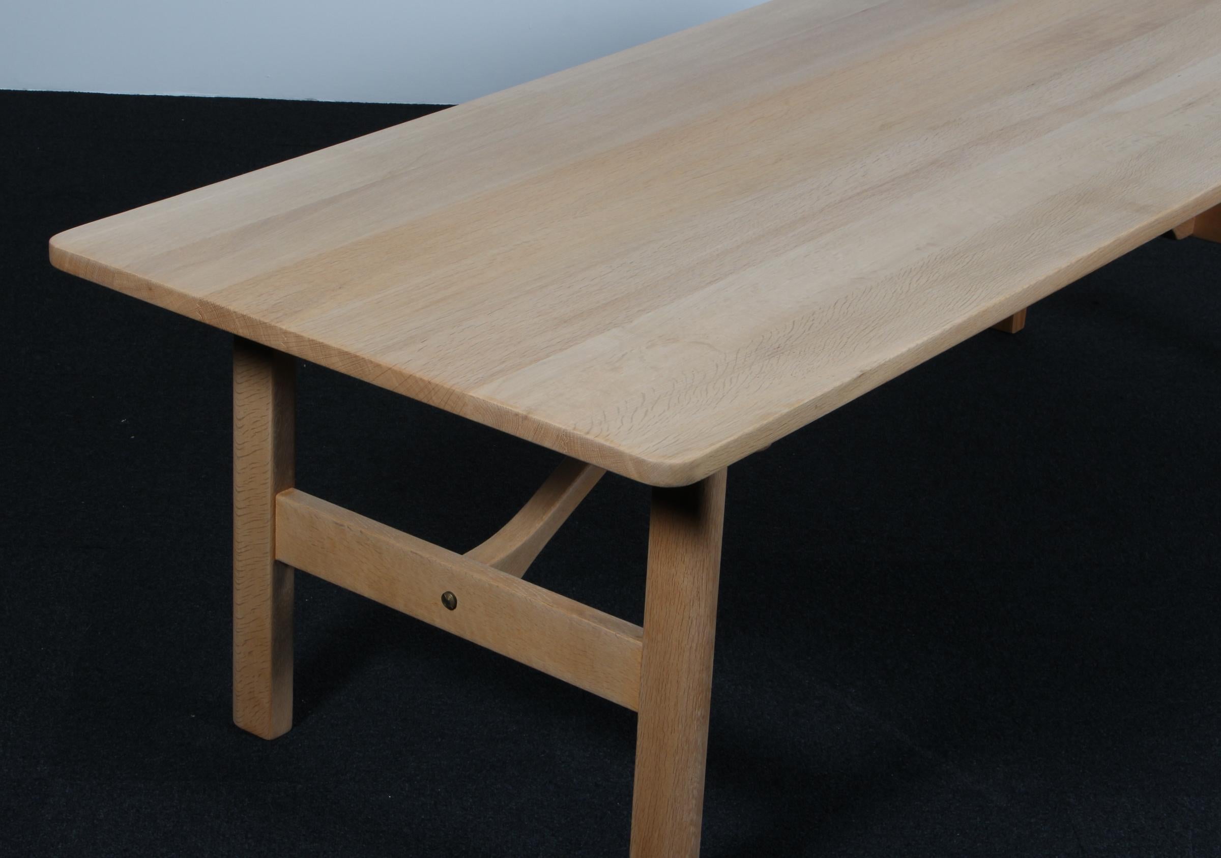 Danois Table basse Børge Mogensen, Oak Oak massif traité au savon, Modèle 268, Danemark en vente