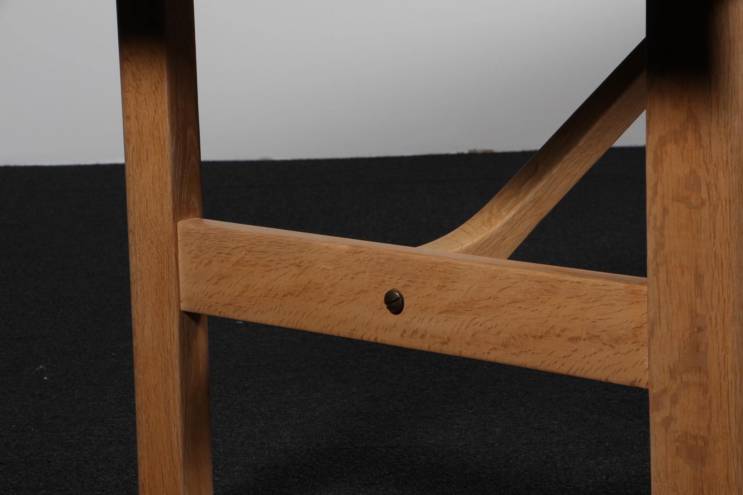 Table basse Børge Mogensen, Oak Oak massif traité au savon, Modèle 268, Danemark Excellent état - En vente à Esbjerg, DK