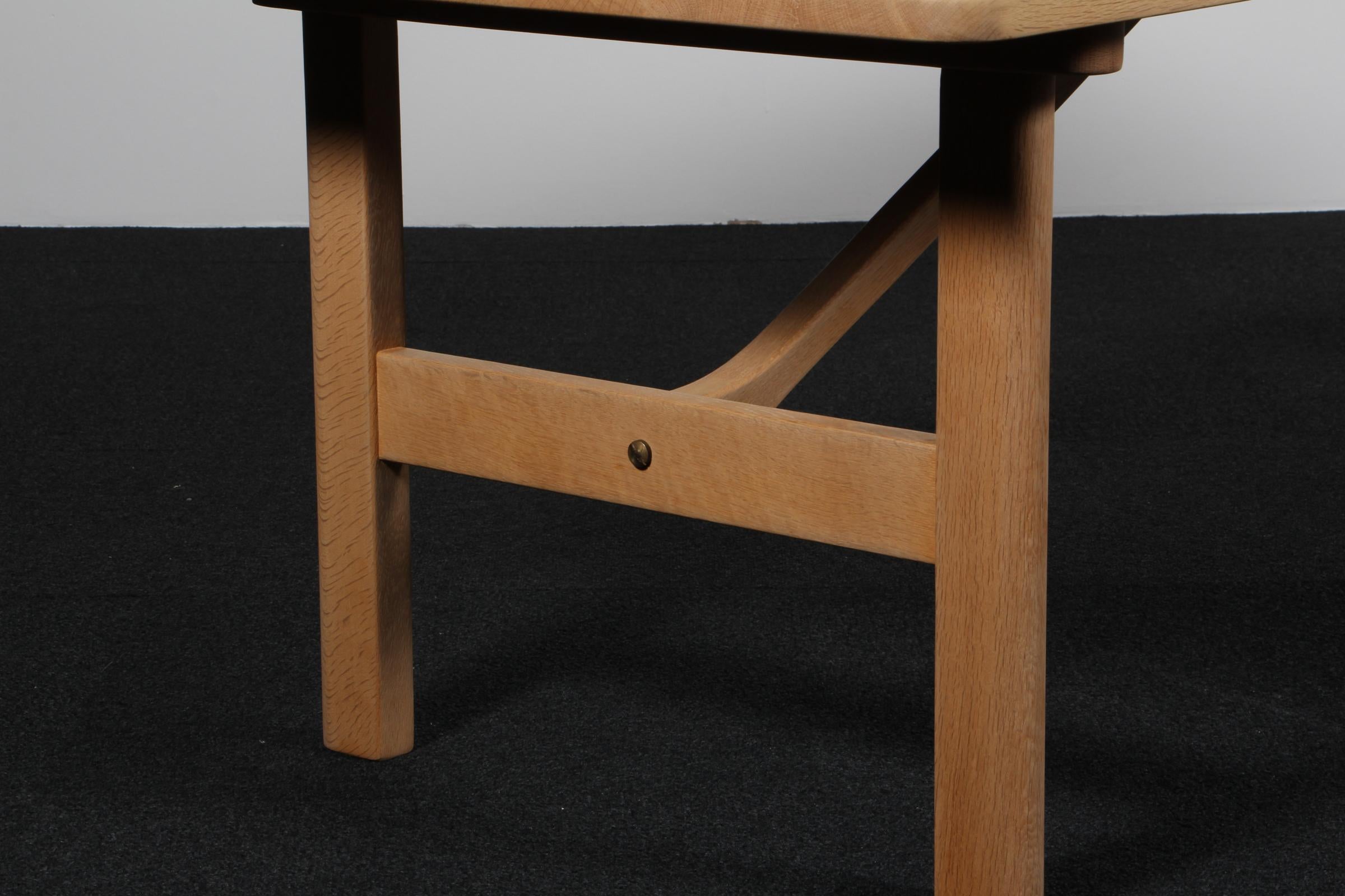 Table basse Børge Mogensen, Oak Oak massif traité au savon, Modèle 268, Danemark Excellent état - En vente à Esbjerg, DK