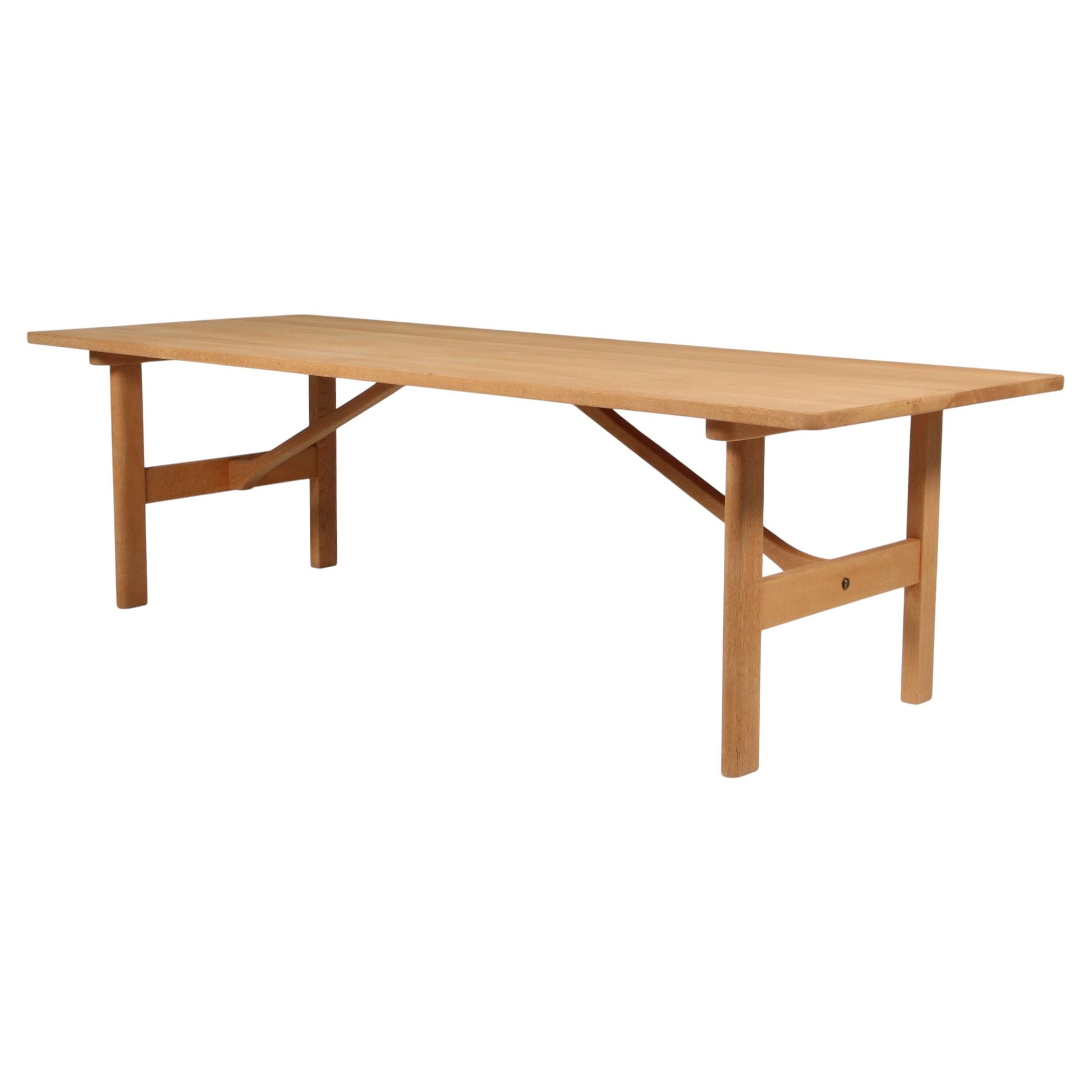Børge Mogensen Coffee Table, Solid soap Treated Oak, Model 268, Denmark
