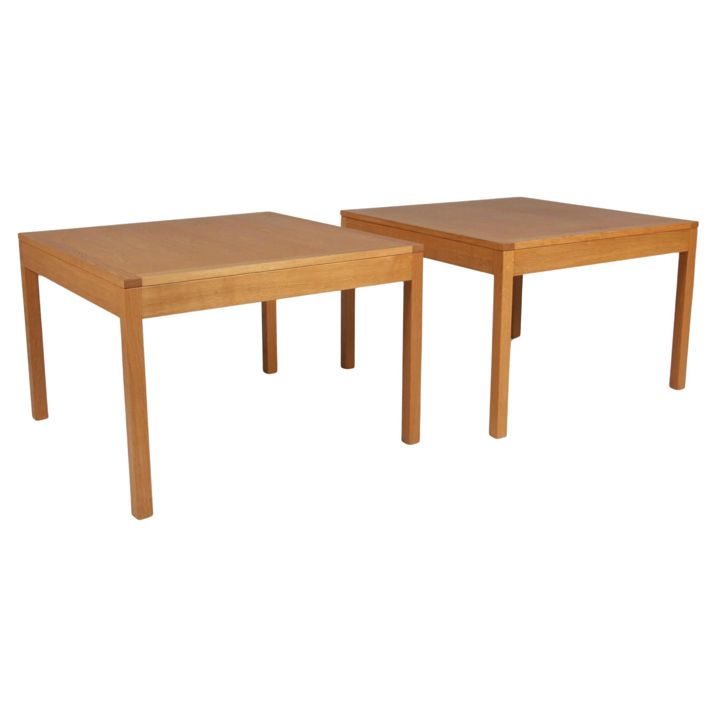 Børge Mogensen Coffee Tables, lacquered oak, model 5363 For Sale