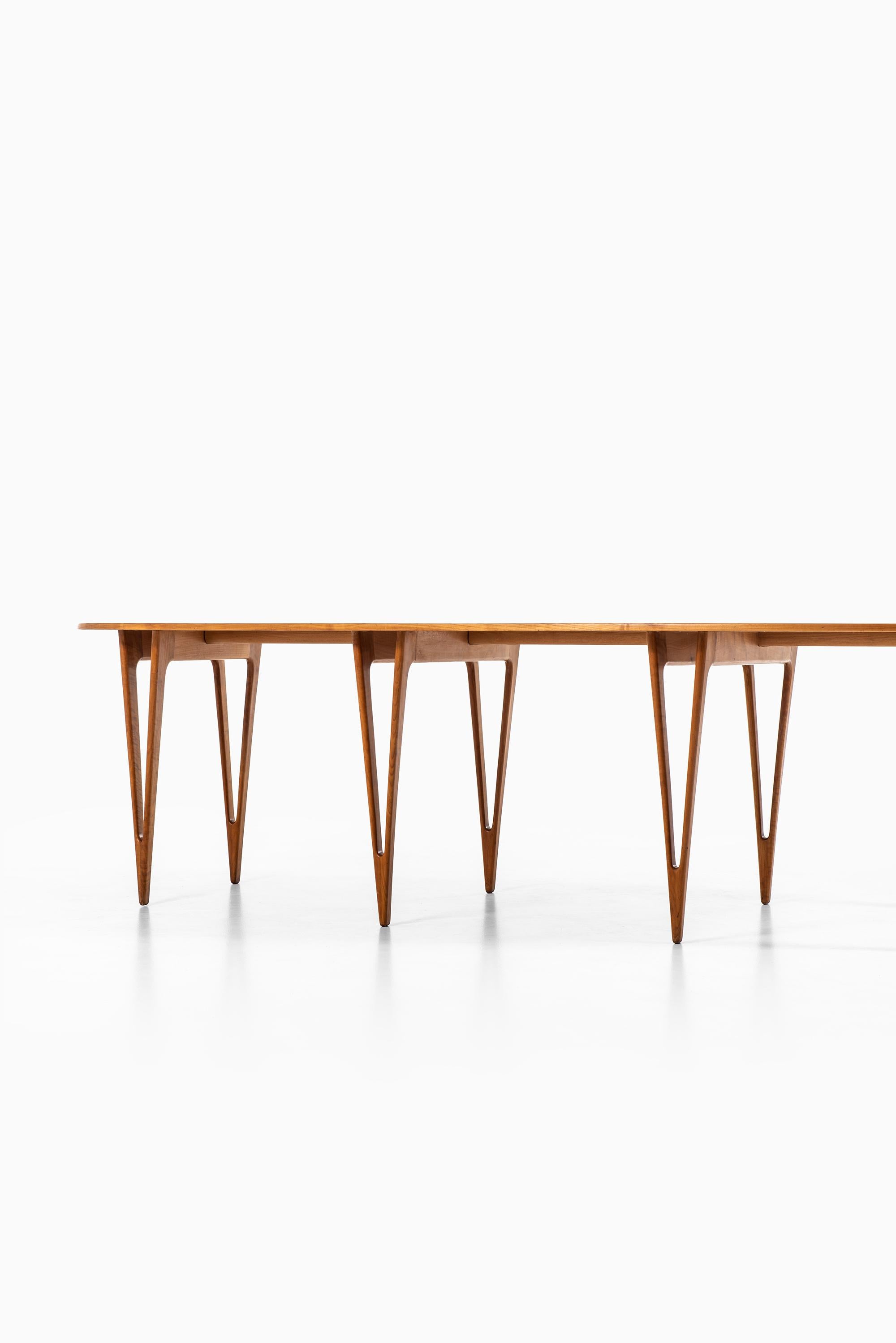 Cherry Børge Mogensen Console / Library Table by Erhard Rasmussen in Denmark For Sale
