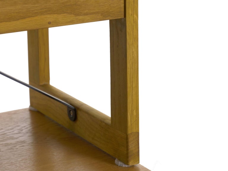 Børge Mogensen Danish Mid-Century Modern Oak Bookcase Cabinet Over Dresser For Sale 3