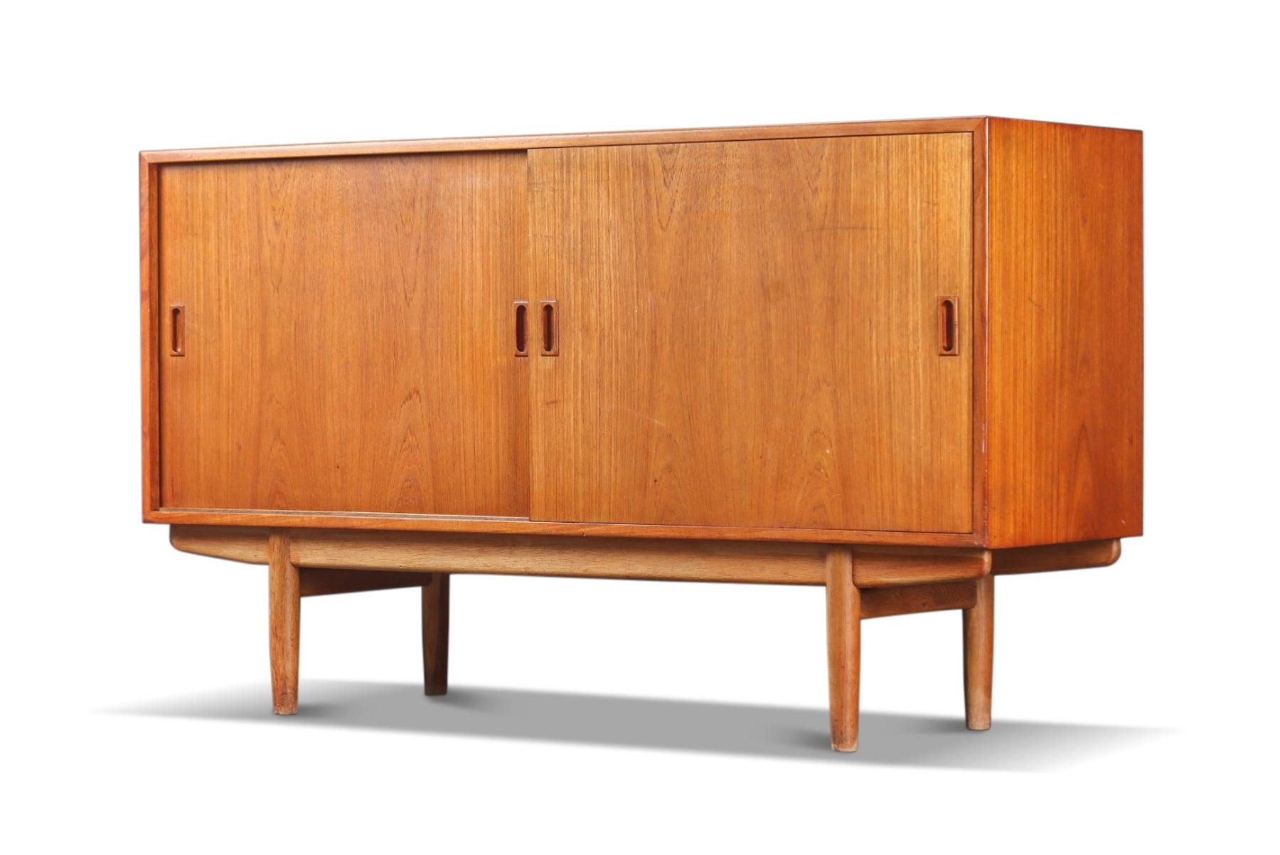 Børge Mogensen Danish Modern Teak + Oak Credenza 1