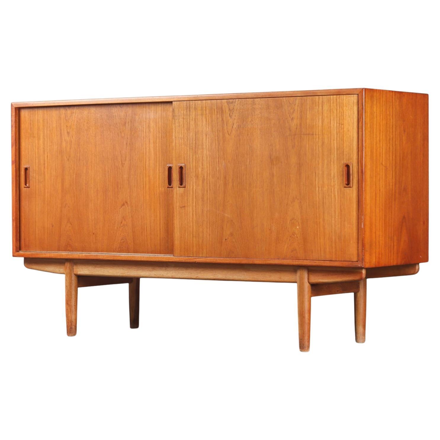 Børge Mogensen Danish Modern Teak + Oak Credenza