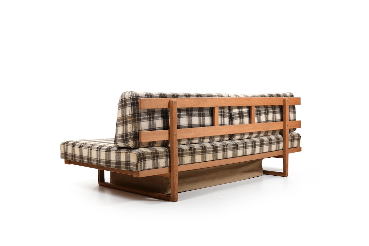 Fabric Børge Mogensen Daybed 4312 for Fredericia Stolefabrik 1960s For Sale