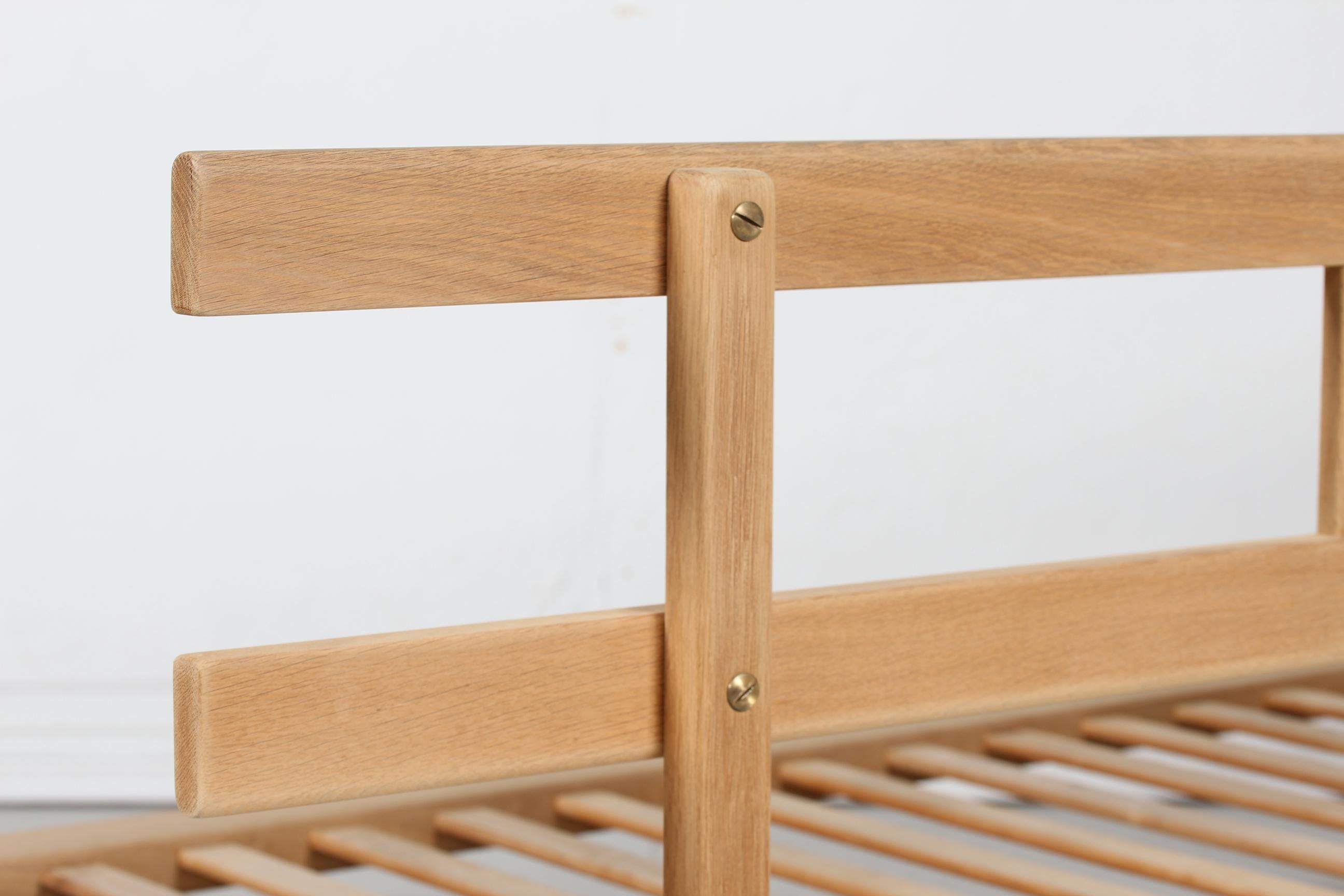 Børge Mogensen Daybed 4312 of Oak and Wool by Fredericia Stolefabrik 1960s 5