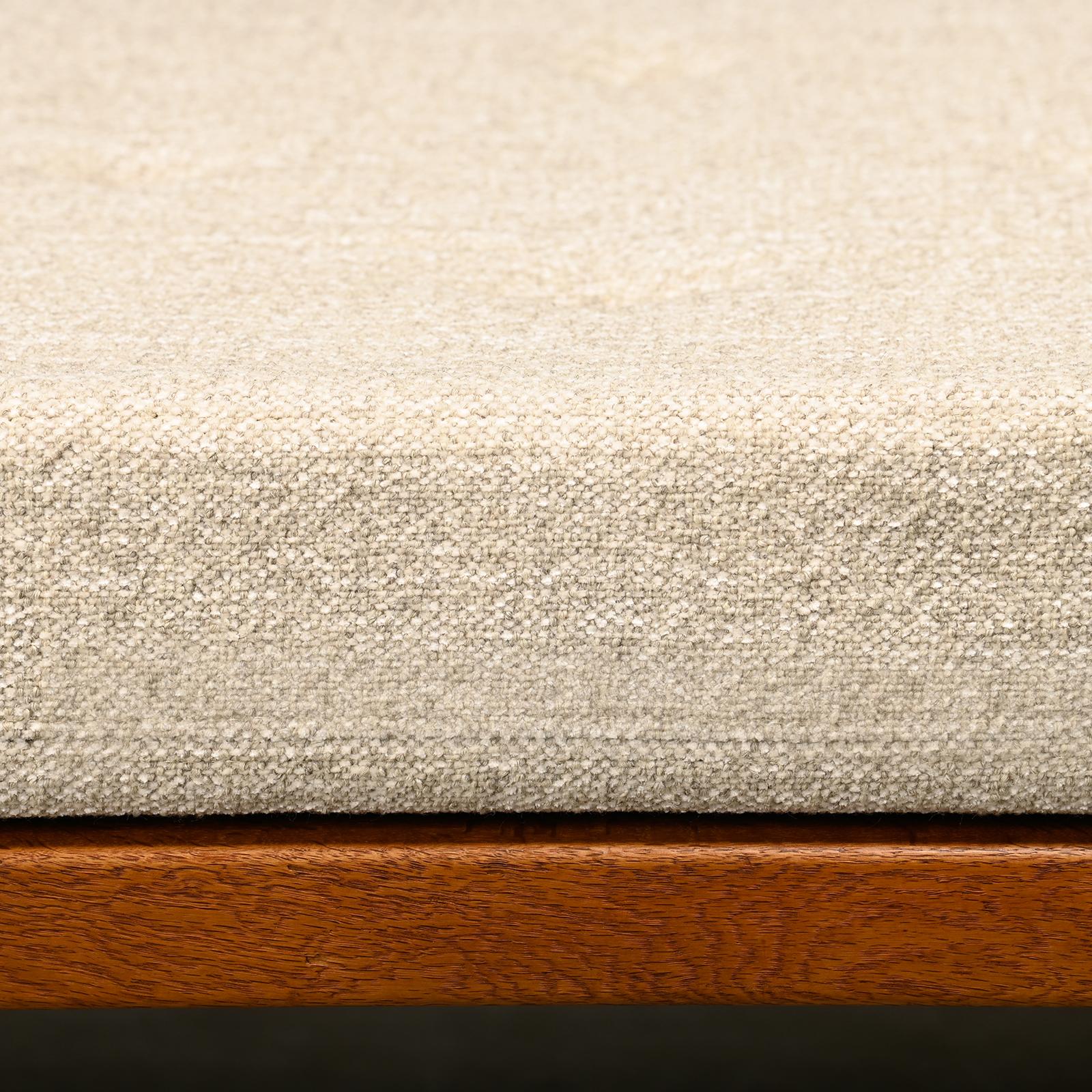 Børge Mogensen daybed Model 190 oak and natural fabric, Fredericia Stolefabrik 5