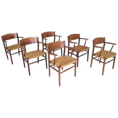 Børge Mogensen Dining Chairs by Søborg Møbelfabrik in Denmark