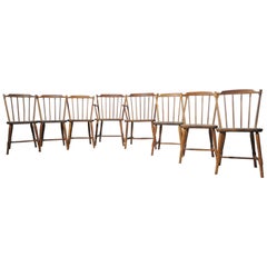 Børge Mogensen Dining Chairs for FDB Møbler 1940s, Set of 8