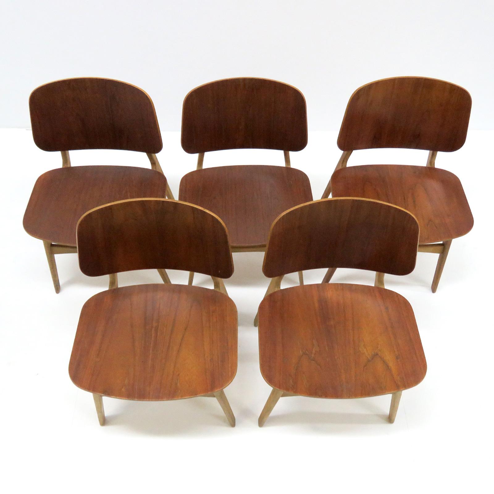 Børge Mogensen Dining Chairs, Model 122, 1950 5