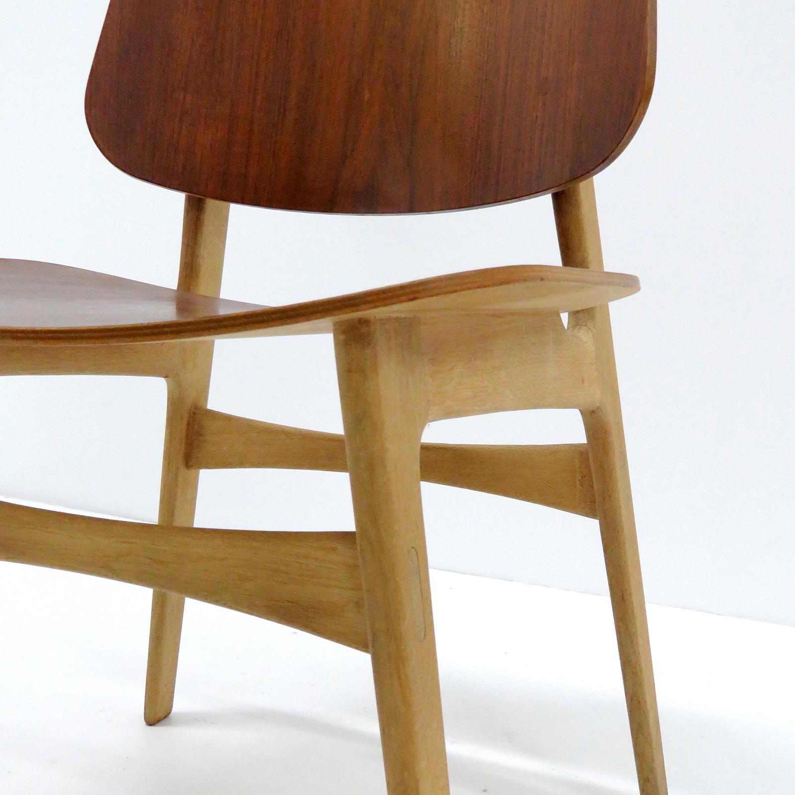 Børge Mogensen Dining Chairs, Model 122, 1950 1