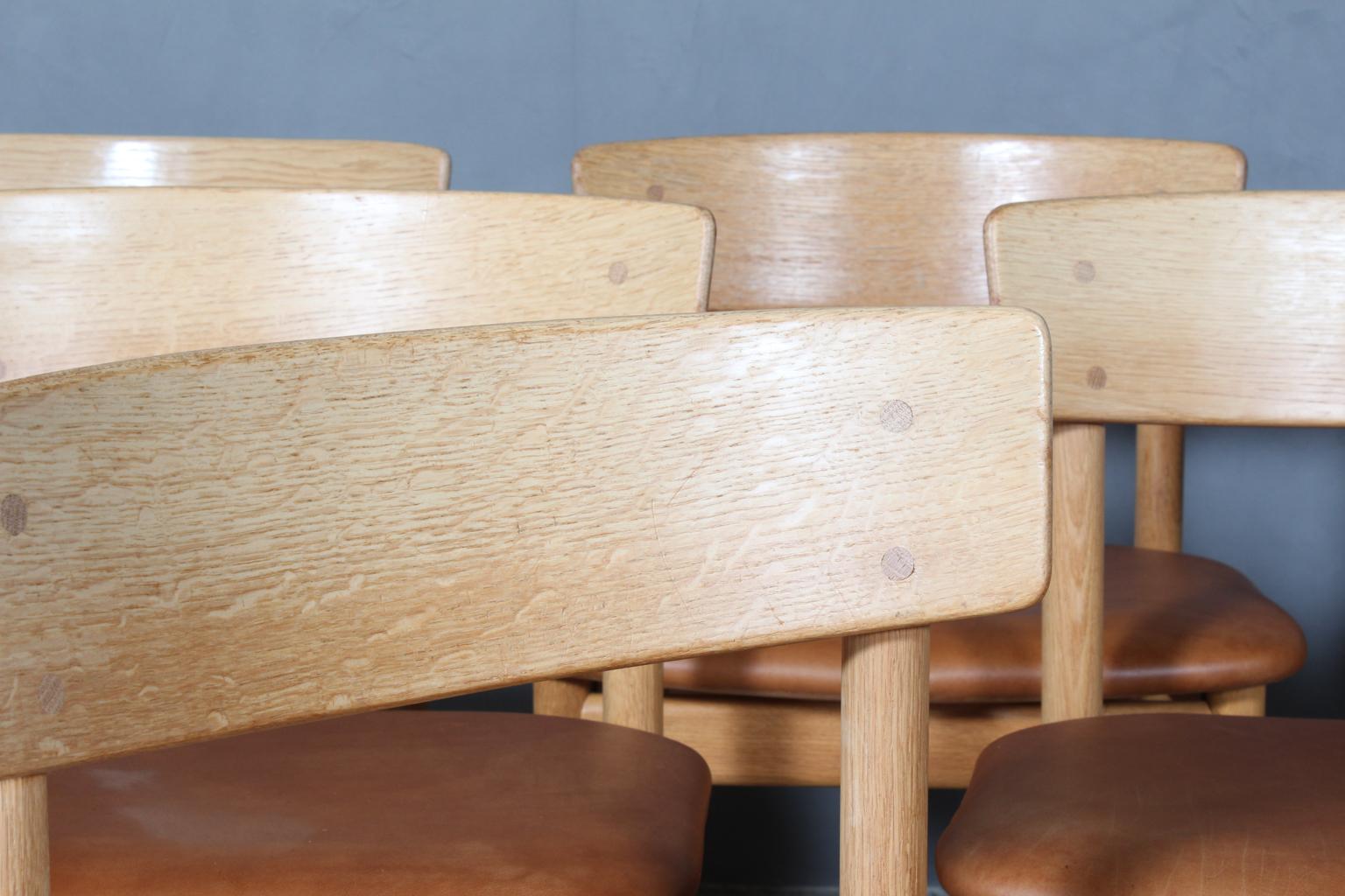Scandinavian Modern Børge Mogensen Dining Chairs, Model 3236