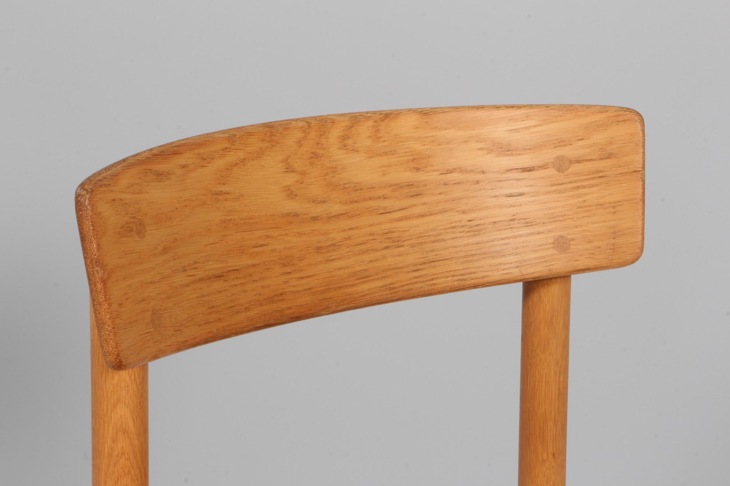 Scandinavian Modern Børge Mogensen Dining Chairs, Model 3236