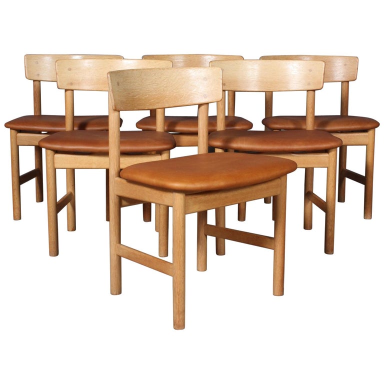 Børge Mogensen Dining Chairs, Model 3236 at 1stDibs
