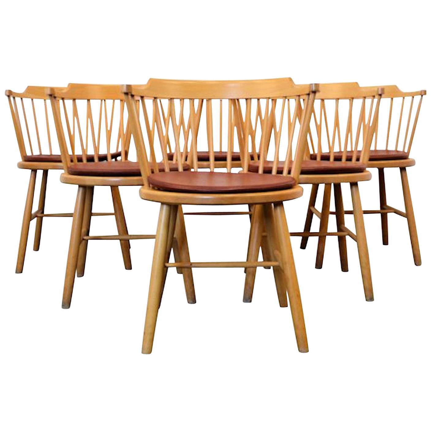 Børge Mogensen Dining Chairs, Model 3249, Set of Six