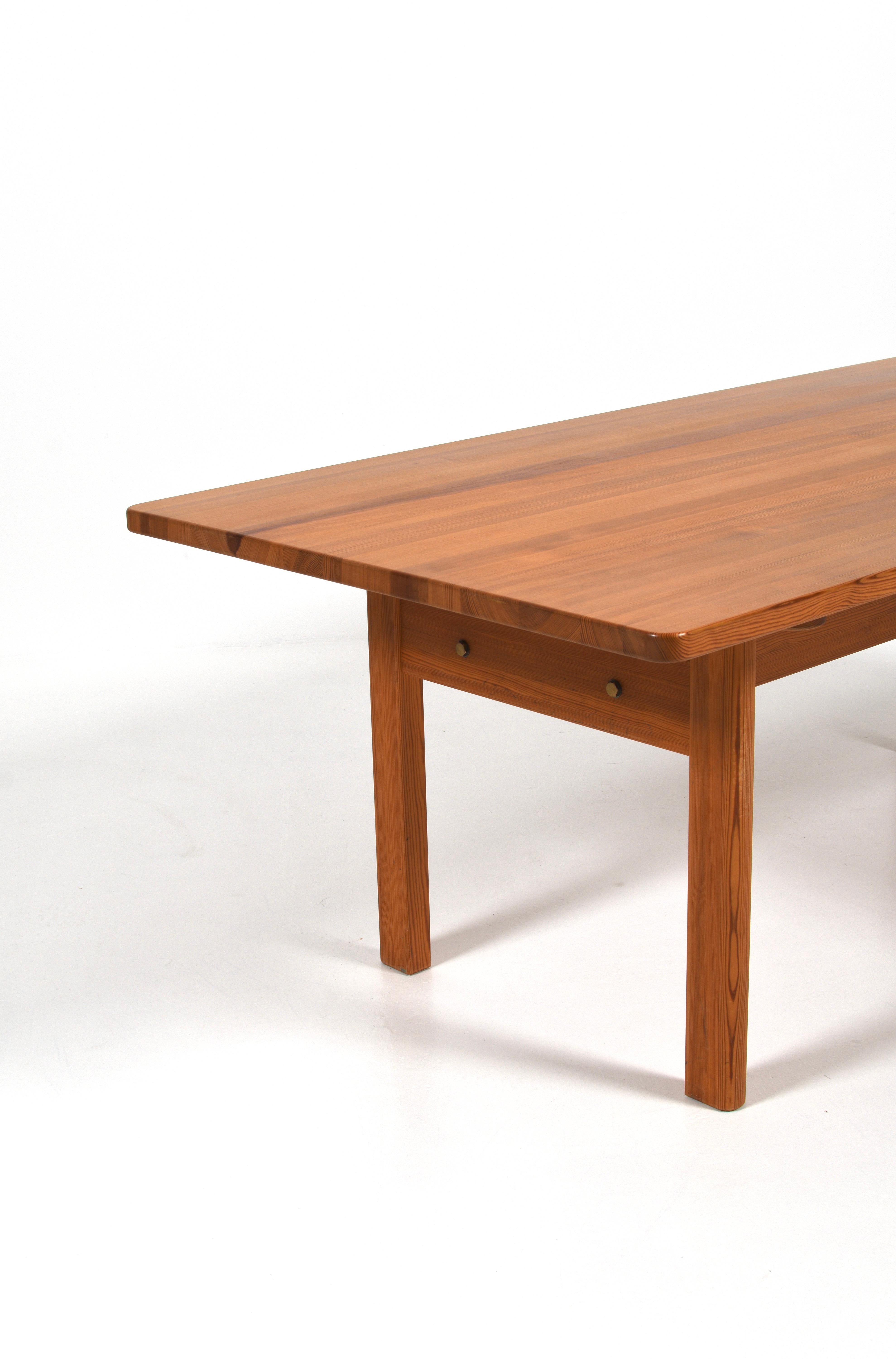 Table de salle à manger Børge Mogensen en pin, Karl Andersson & Söner, Suède, années 1960 en vente 1