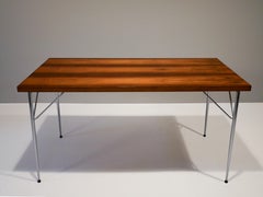 Børge Mogensen Dining Table in Rosewood and Steel