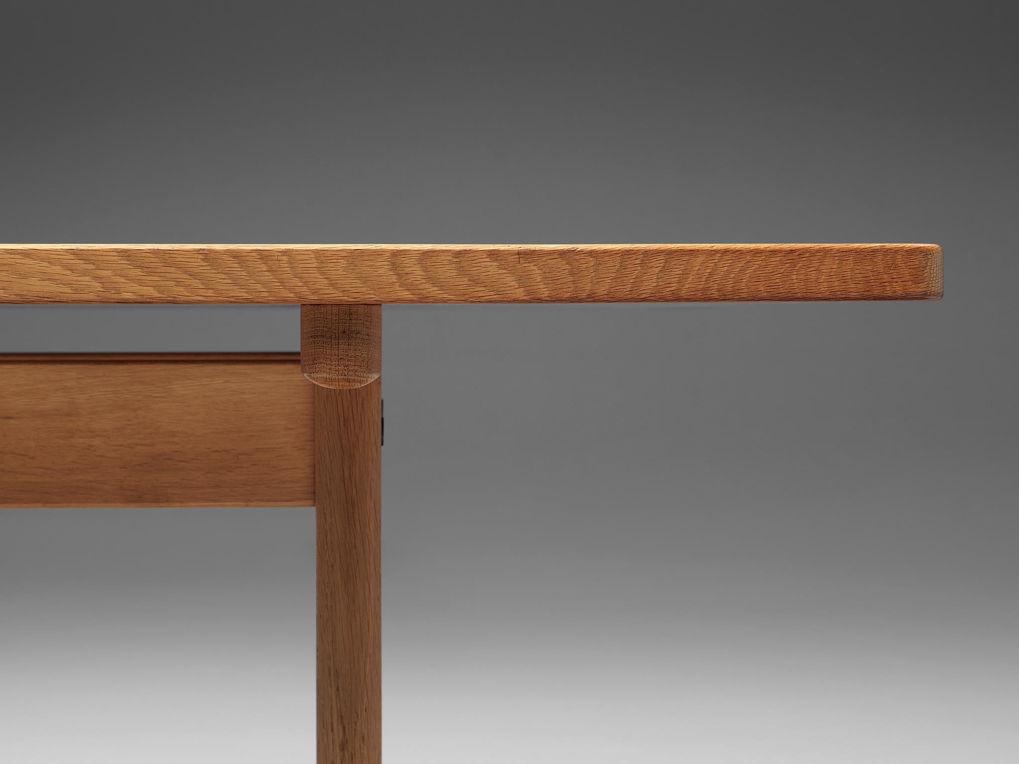 Børge Mogensen Dining or Writing Table in Solid Oak For Sale 1