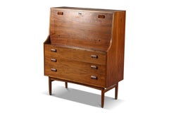 Børge Mogensen Drop Front Secretary Desk in Walnut