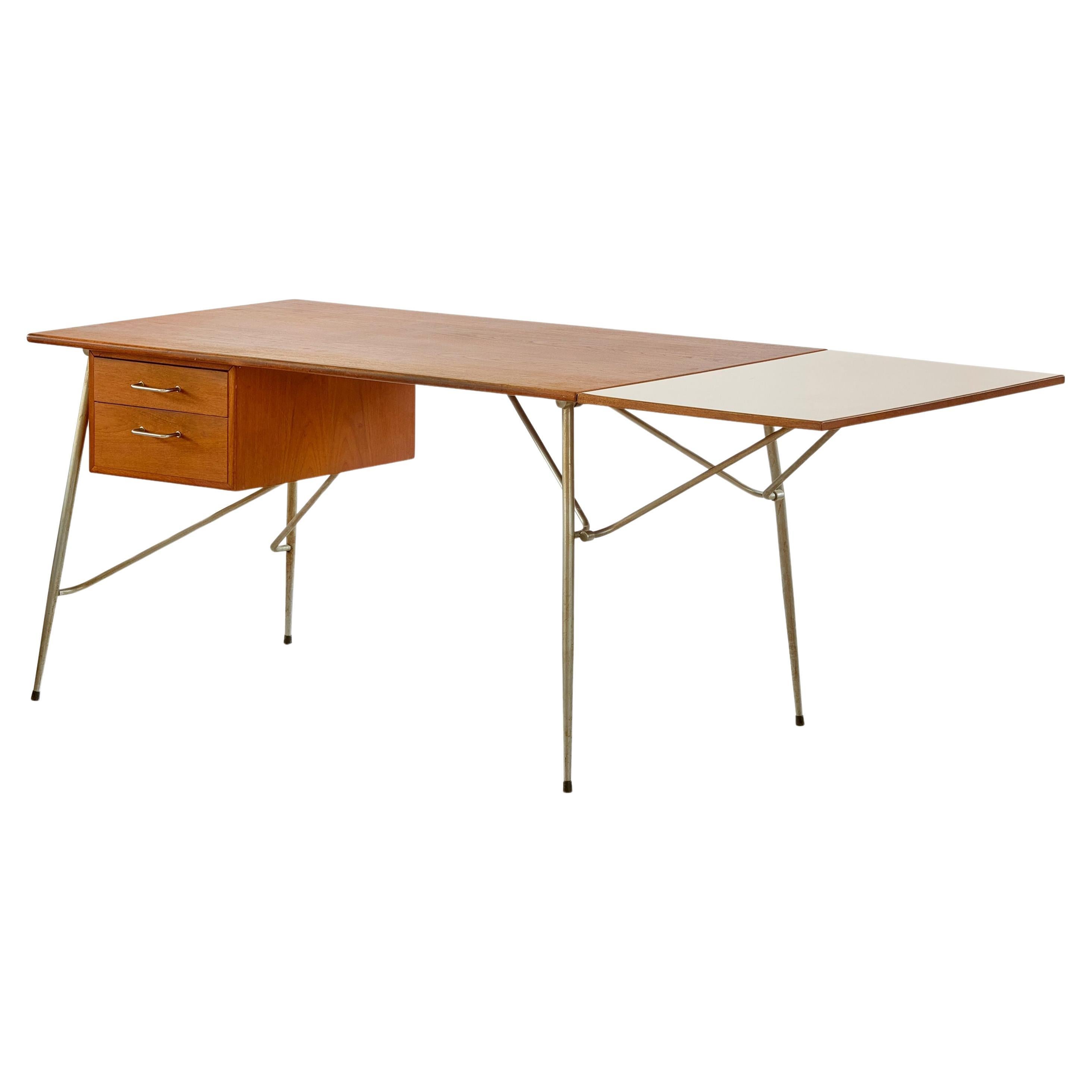 Børge Mogensen Drop Leaf Desk in Teak for Søborg