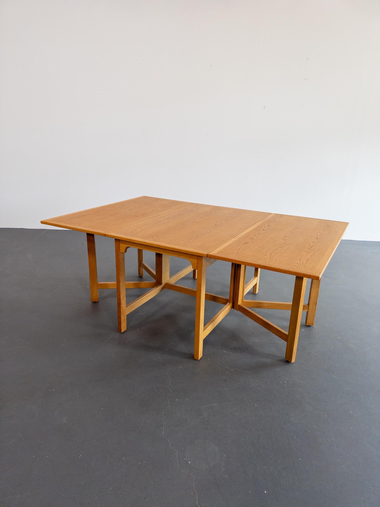 Børge Mogensen Drop-Leaf Dining Table for Karl Andersson & Söner, 1960s For Sale 3