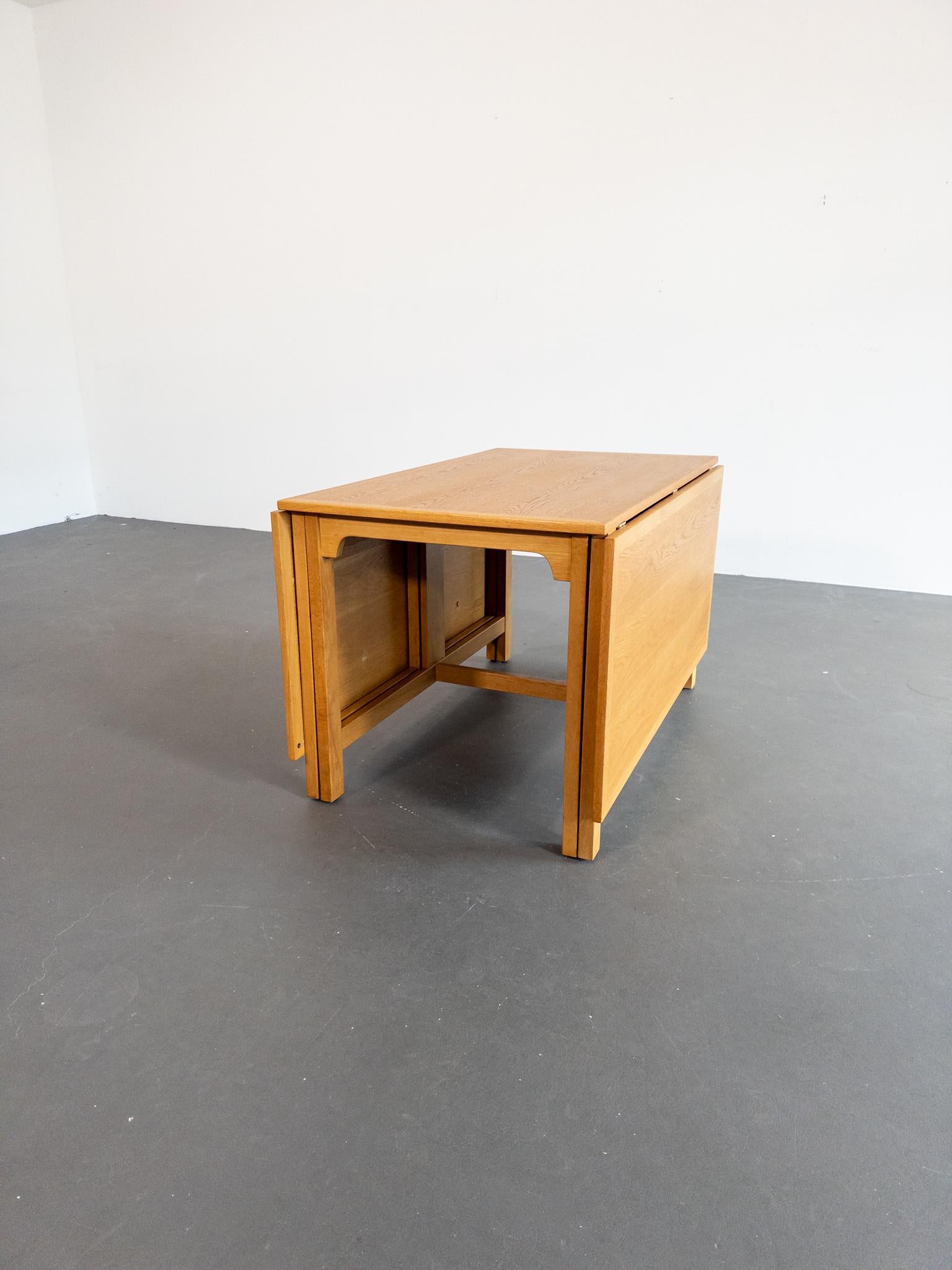 Swedish Børge Mogensen Drop-Leaf Dining Table for Karl Andersson & Söner, 1960s For Sale