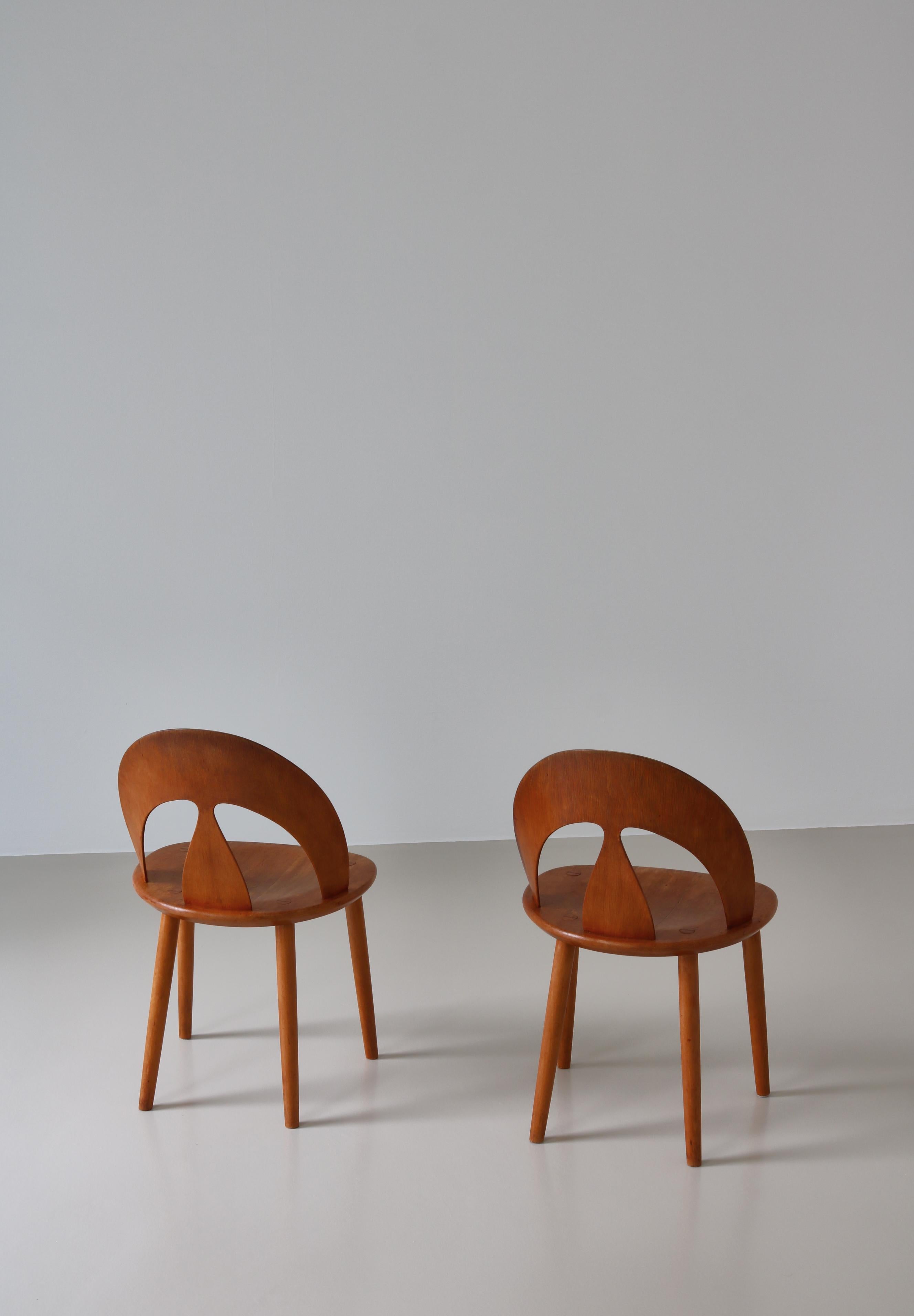 Børge Mogensen Early Edition Shell Chairs, Scandinavian Modern, 1950 For Sale 7