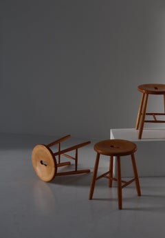 Børge Mogensen Early Production Stools Model "J27" in Beechwood, FDB, Denmark