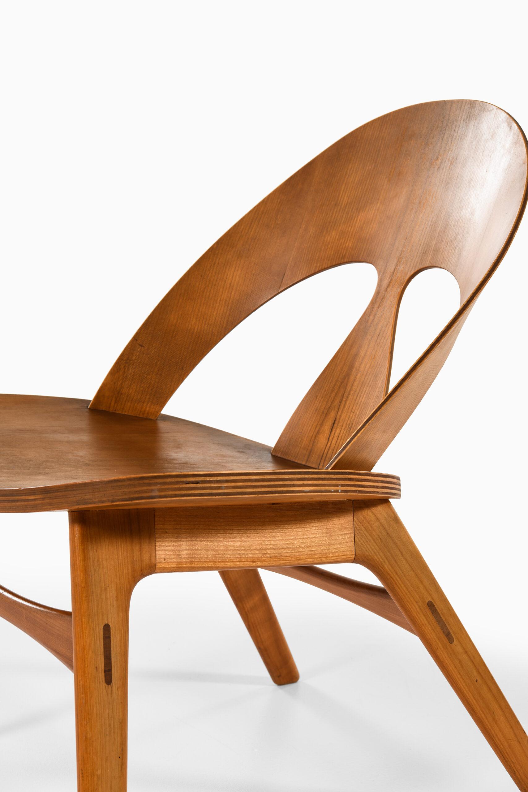 Danish Børge Mogensen Easy Chair Produced by Cabinetmaker Erhard Rasmussen For Sale
