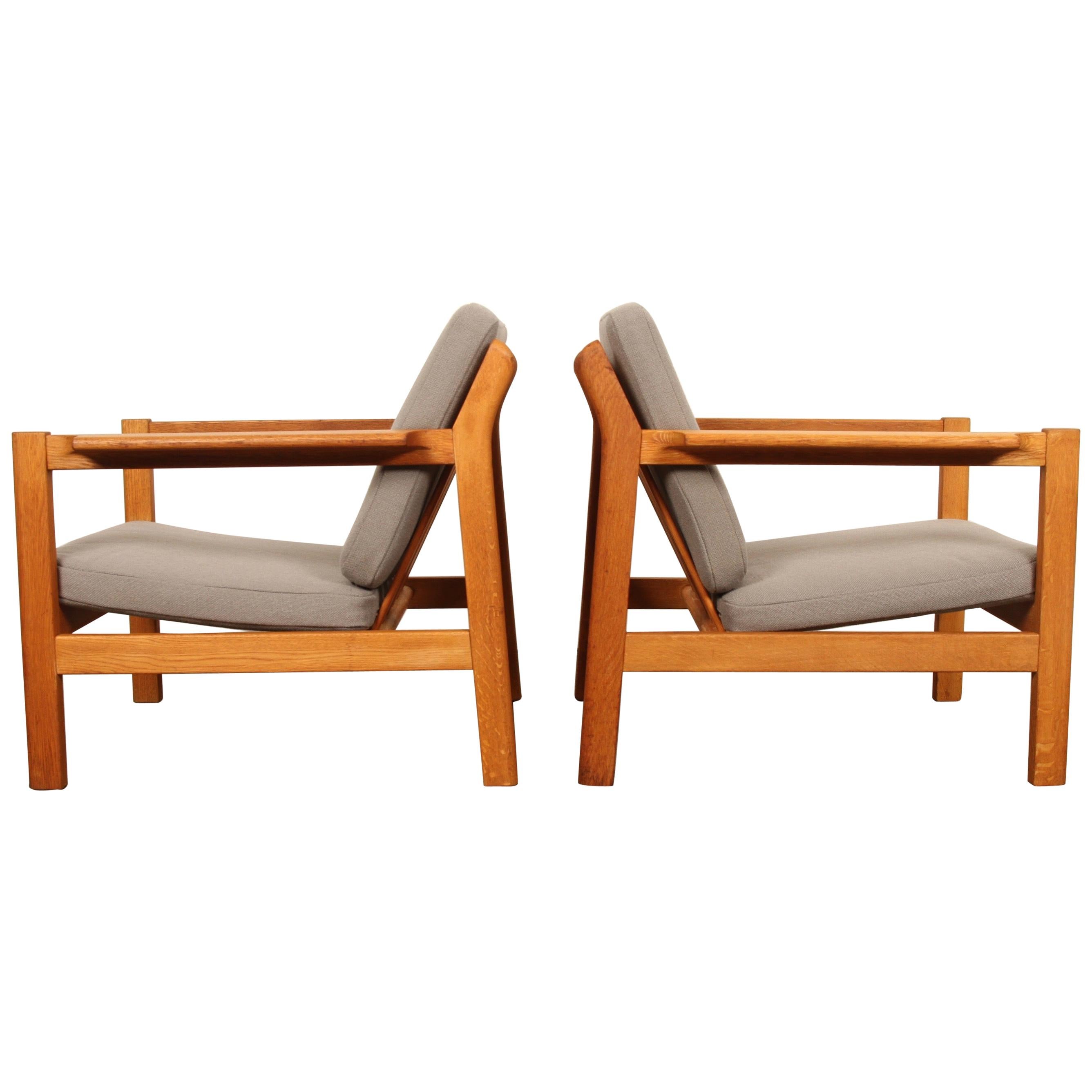 Børge Mogensen Easy Chairs Model 227