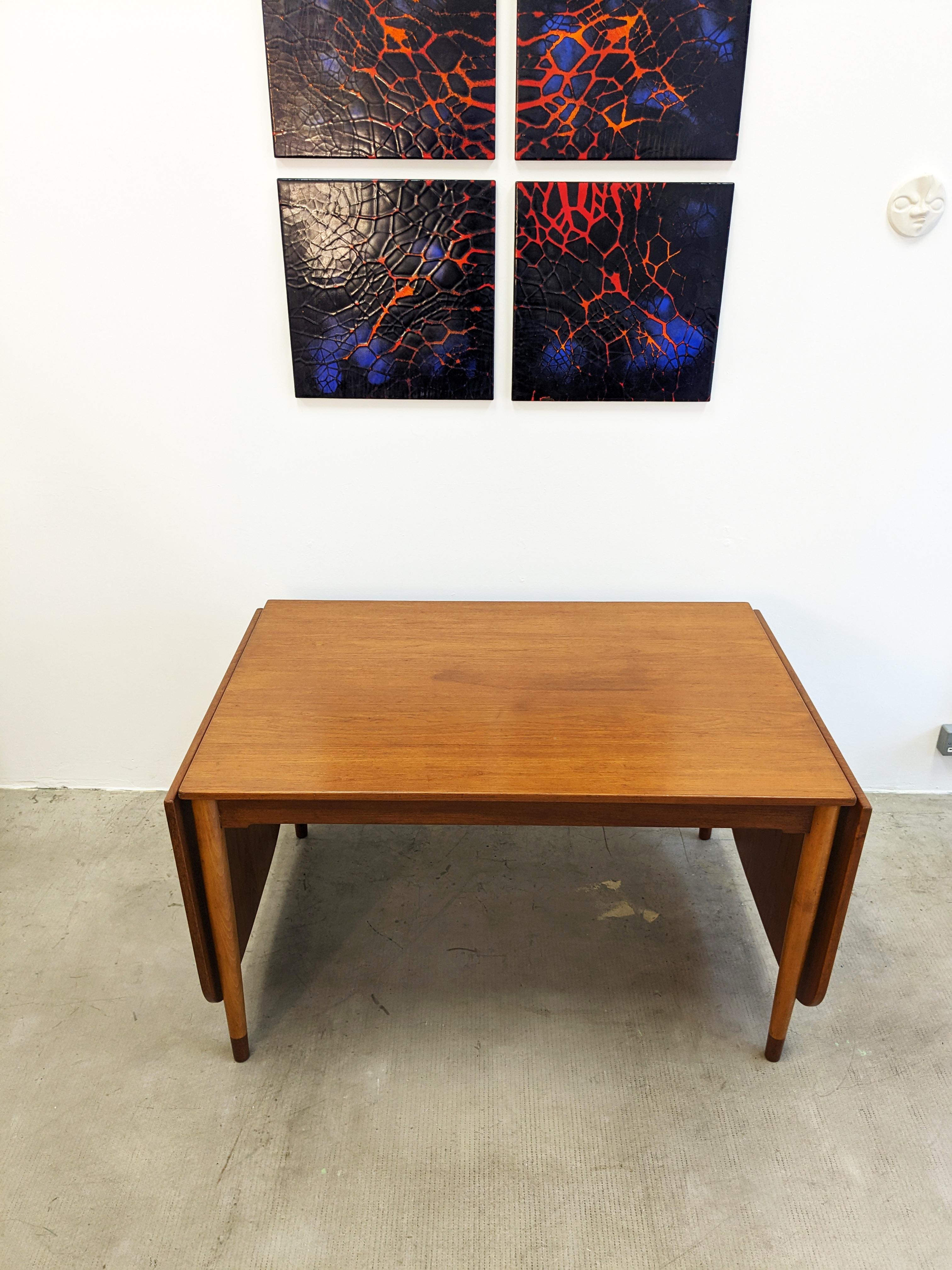 Børge Mogensen extending dining table, c 1960, mid-century, wegner france & son 6