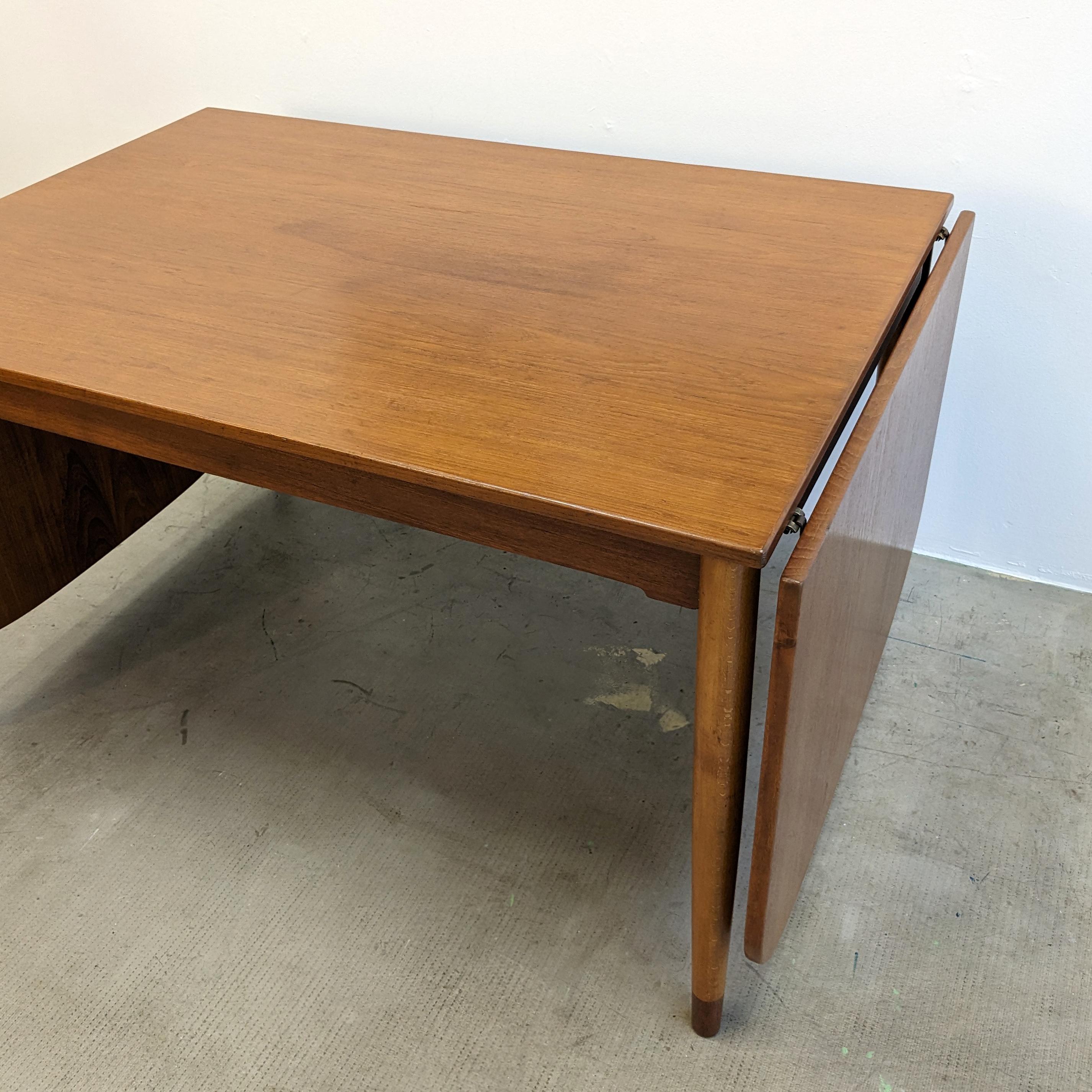 Børge Mogensen extending dining table, c 1960, mid-century, wegner france & son 8