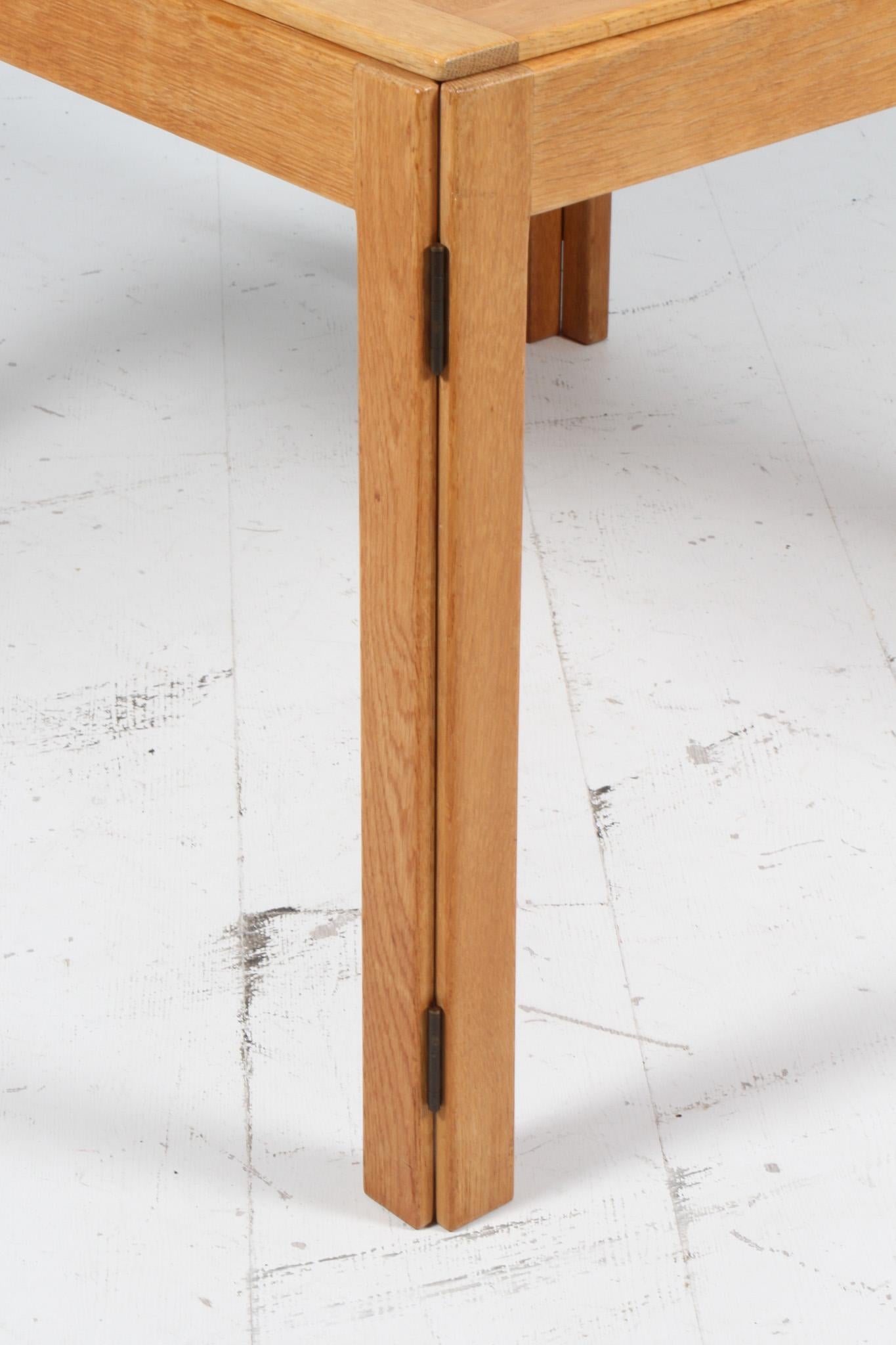 Late 20th Century Børge Mogensen foldable Coffee Table, lacquered oak, model 5383 For Sale