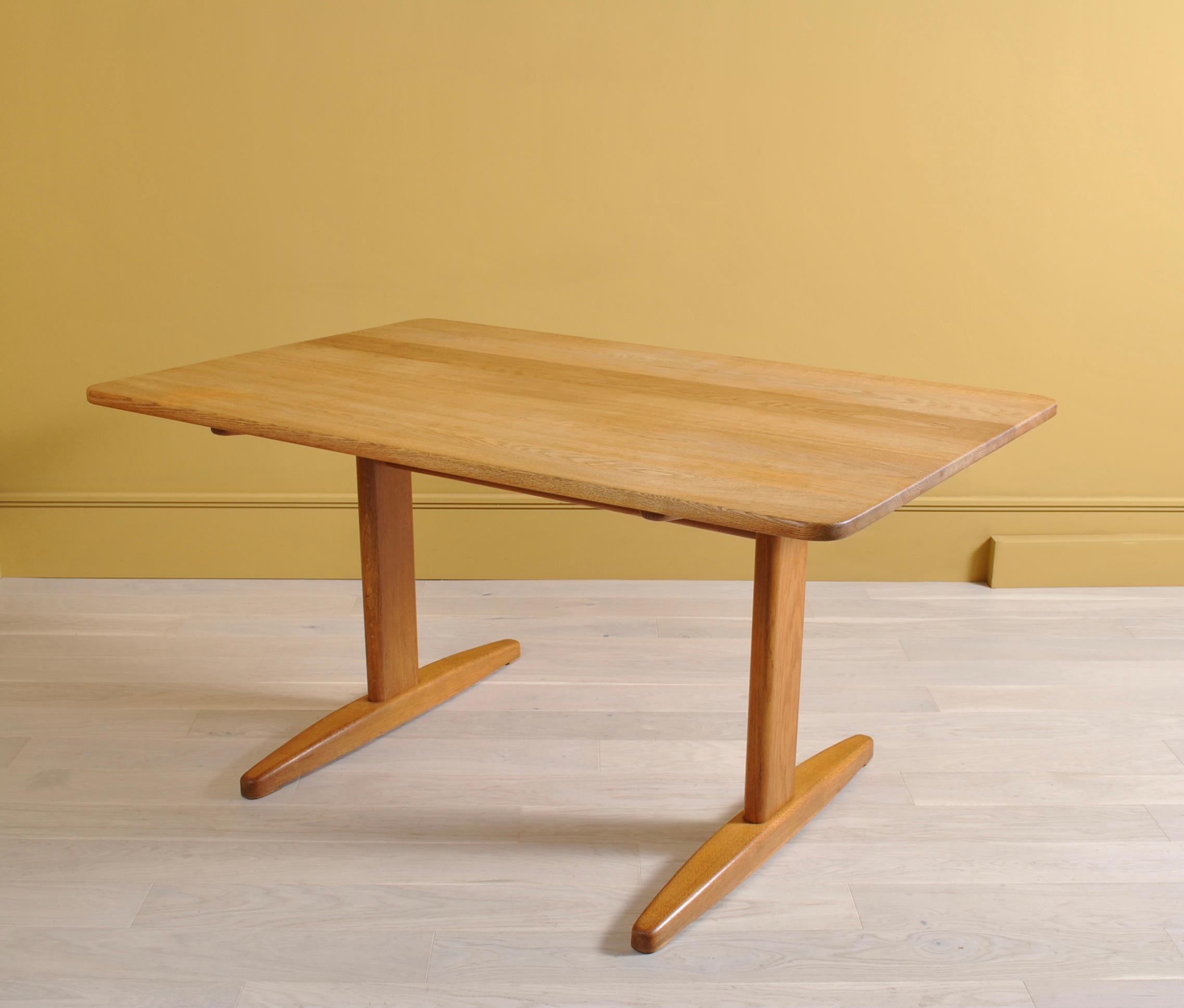 Børge Mogensen for C.M. Madsen, Oak Extending Table 6