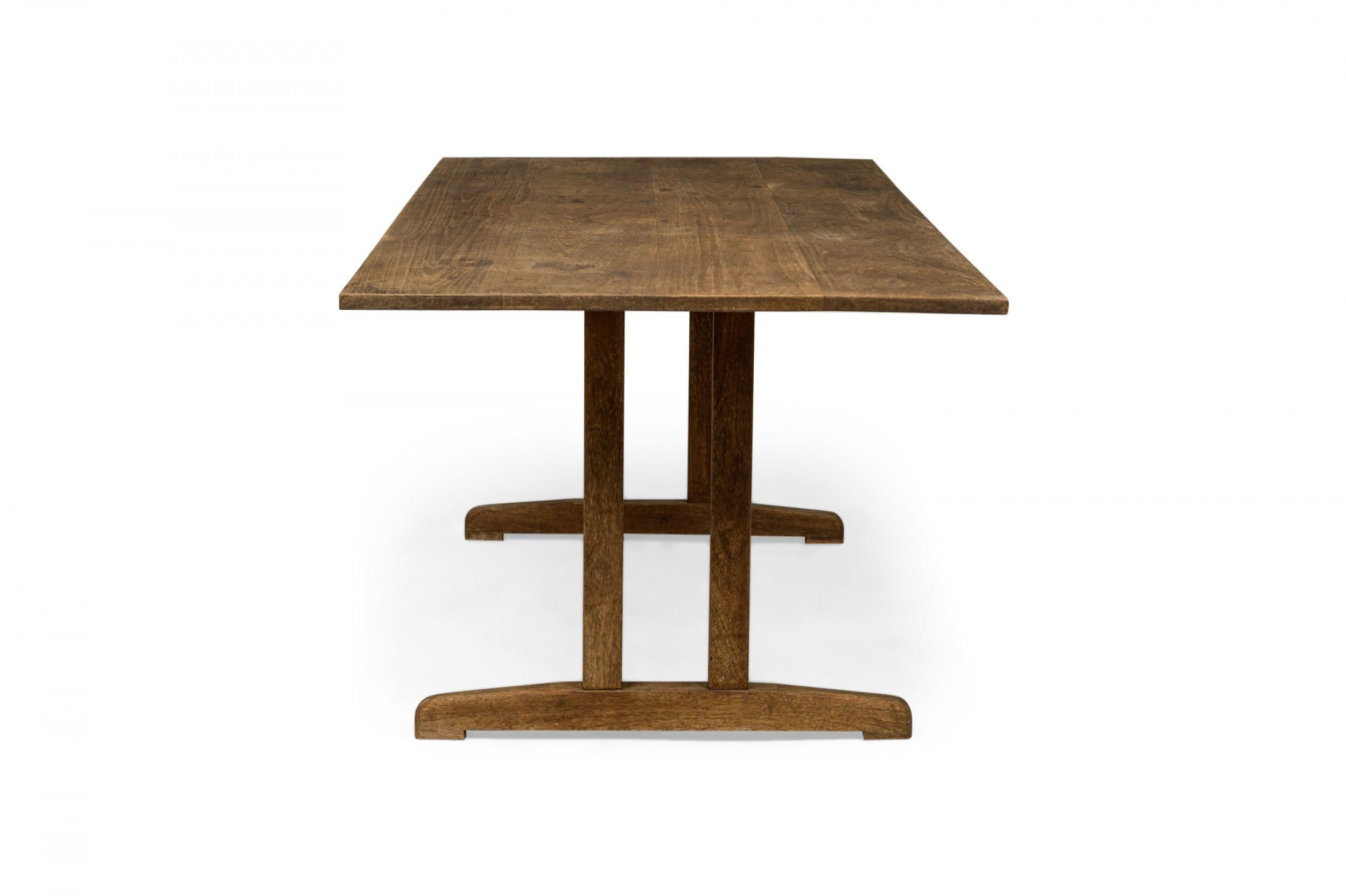 Mid-Century Modern Børge Mogensen pour FDB Møbler Table de salle à manger danoise en bois de style shaker du milieu du siècle dernier en vente