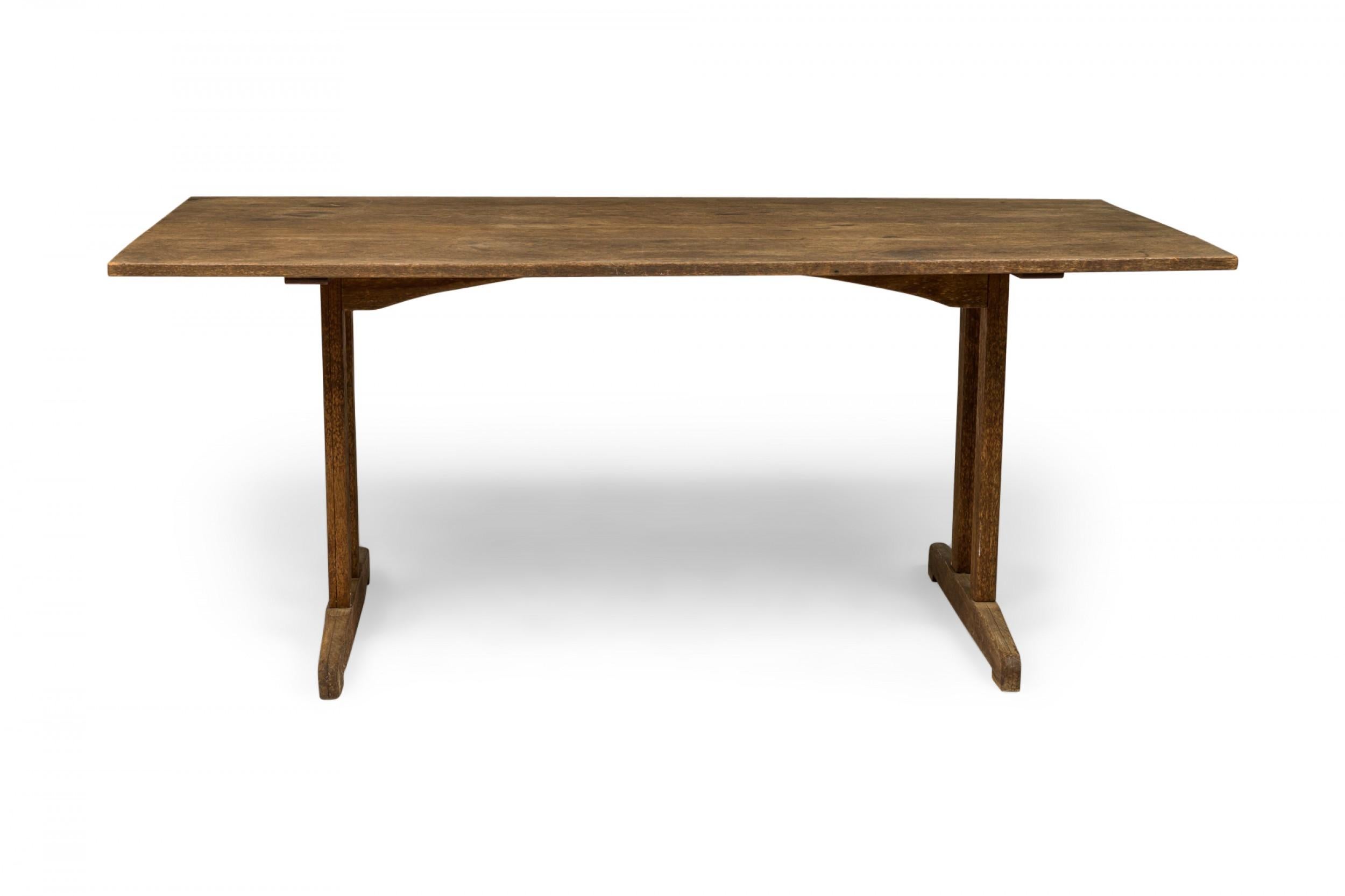 Børge Mogensen pour FDB Møbler Table de salle à manger danoise en bois de style shaker du milieu du siècle dernier Bon état - En vente à New York, NY
