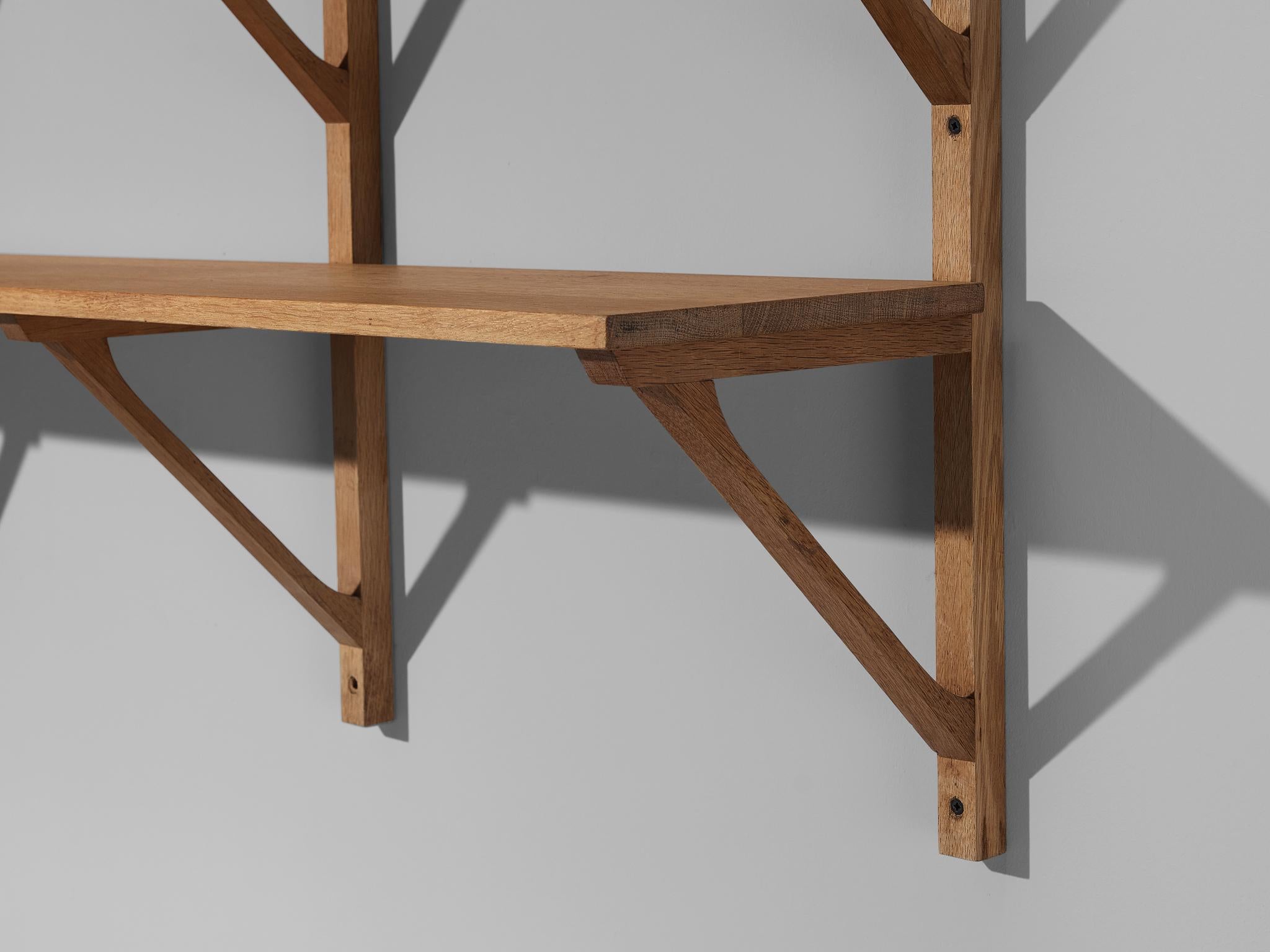 Chêne Børge Mogensen pour Federicia Stolefabrik Unité murale en Oak en vente