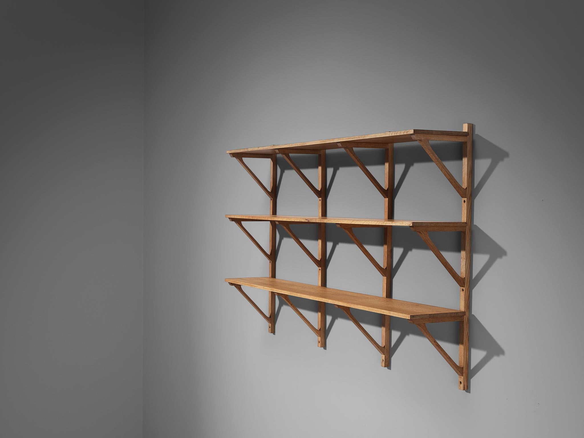 Børge Mogensen pour Federicia Stolefabrik Unité murale en Oak en vente 1