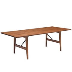 Børge Mogensen for Frederica Stolefabrik Teak and Oak Hunting Table