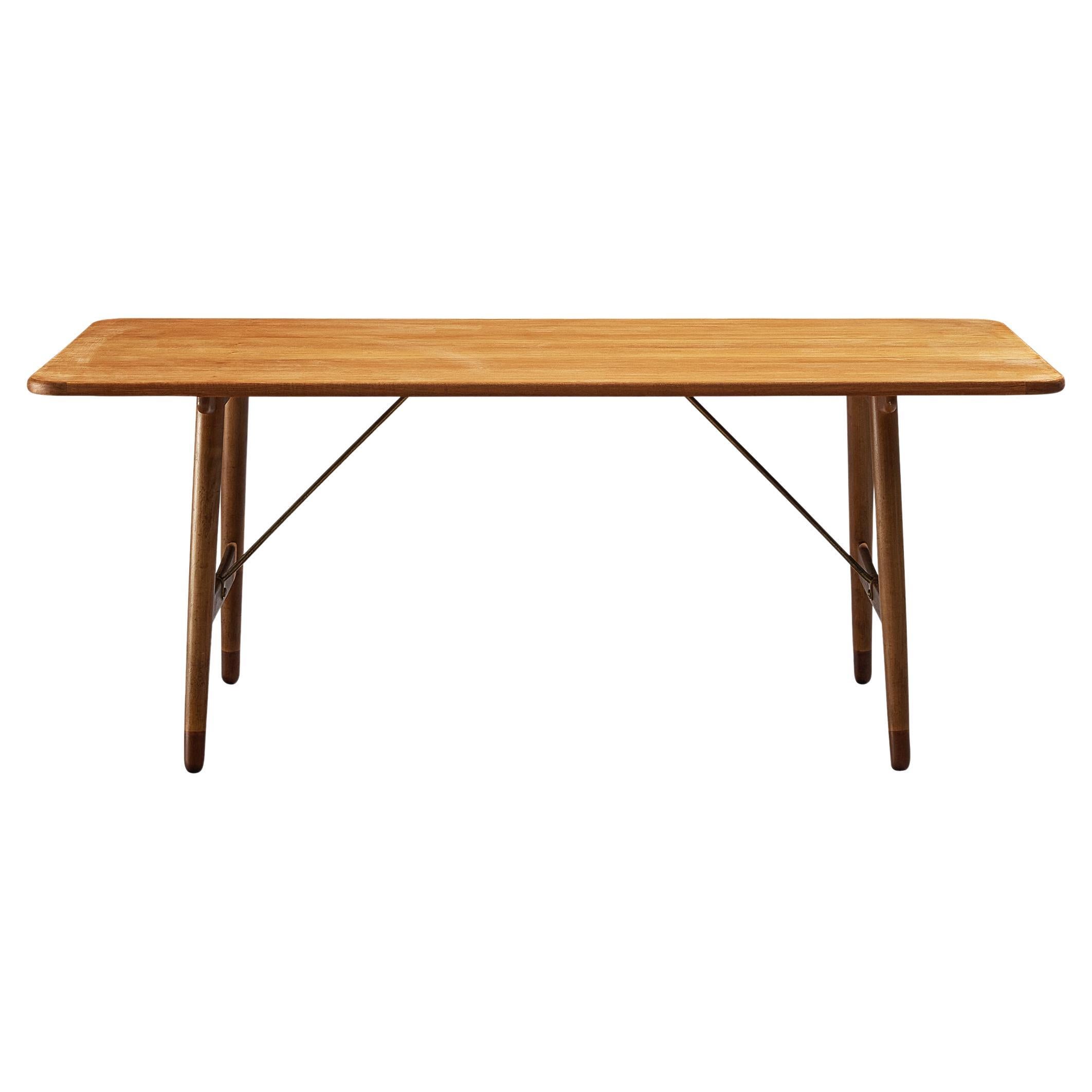 Børge Mogensen for Frederica Stolefabrik Teak and Oak Hunting Table