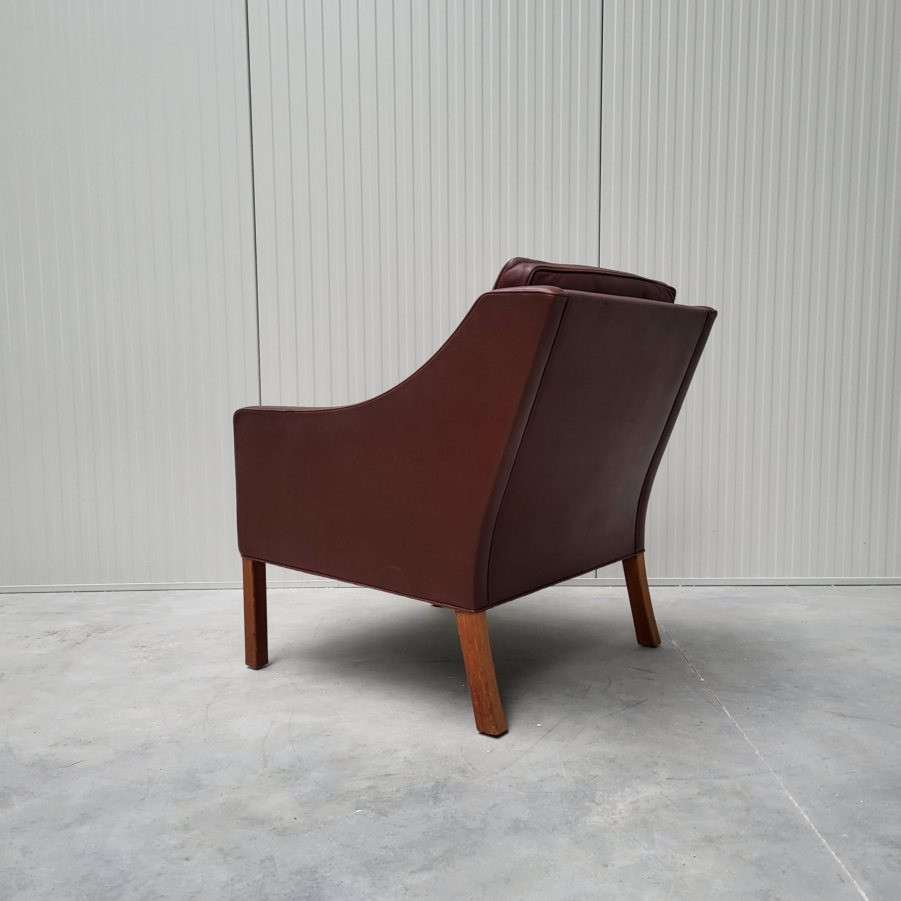 Børge Mogensen for Fredericia Club Chairs Mod. 2207 Denmark 1960s In Good Condition In Aachen, NW