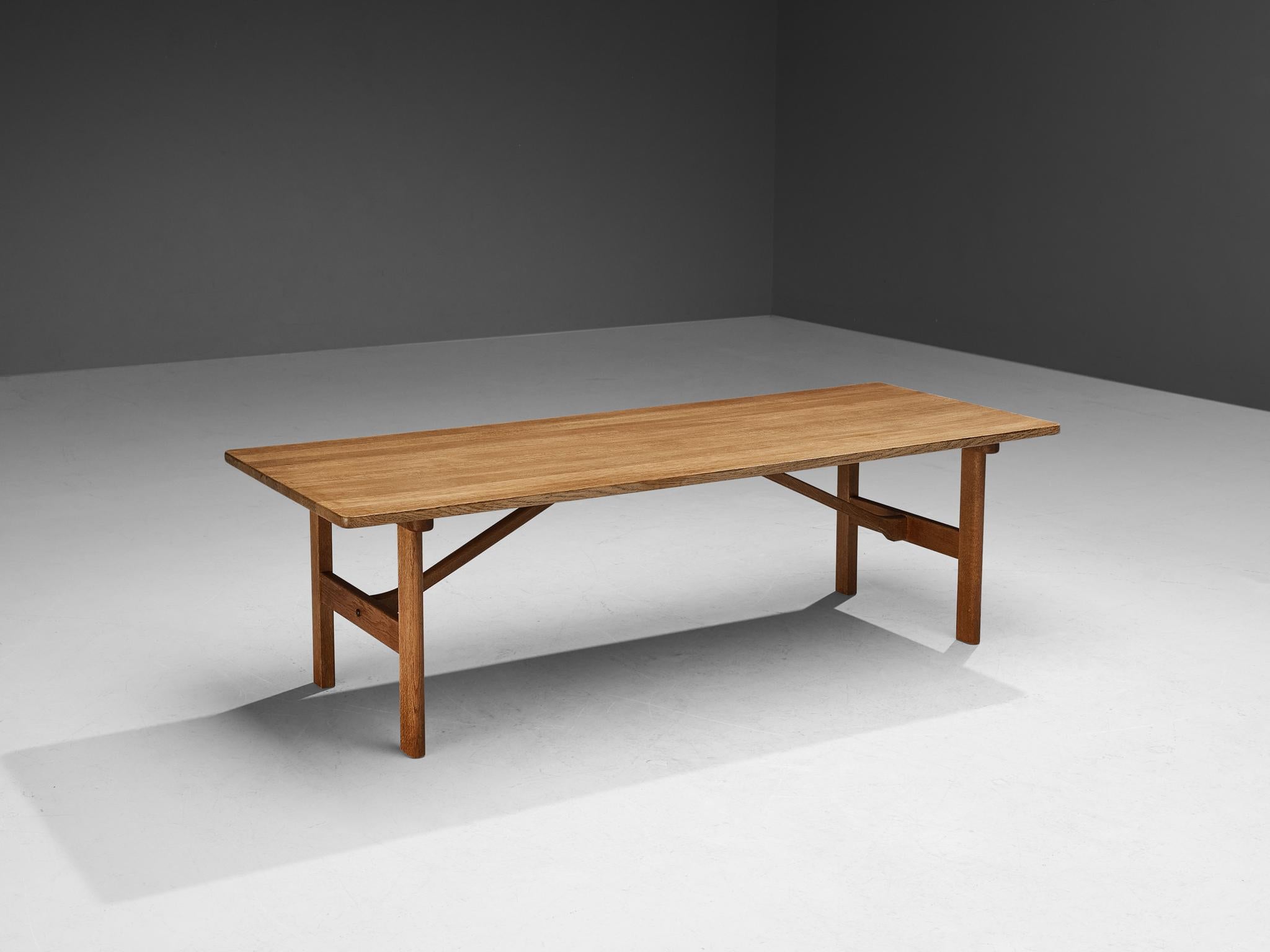 Børge Mogensen for Fredericia Coffee Table in Oak  In Good Condition For Sale In Waalwijk, NL