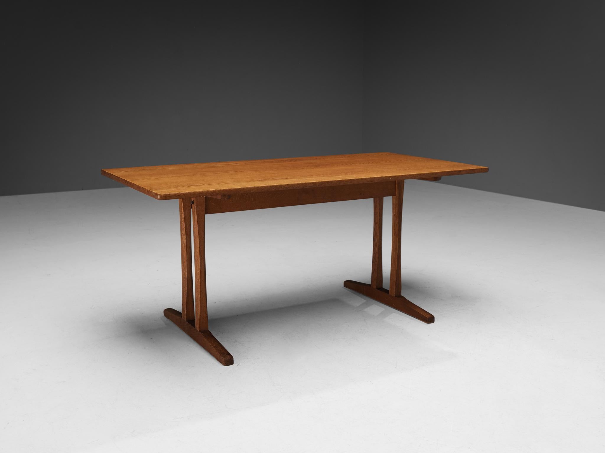 Børge Mogensen for Fredericia Dining Table in Solid Oak 4