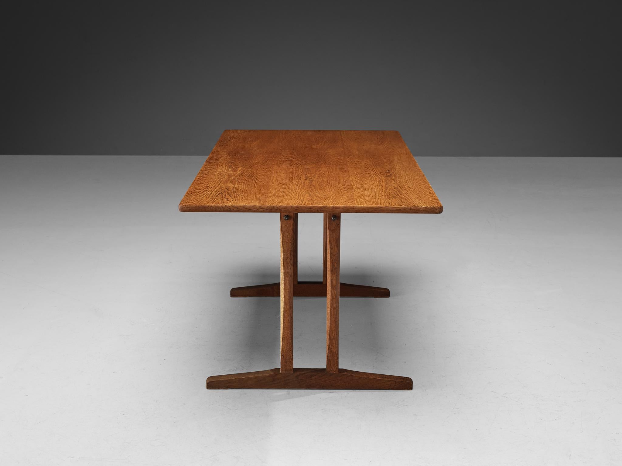 Mid-Century Modern Børge Mogensen for Fredericia Dining Table in Solid Oak