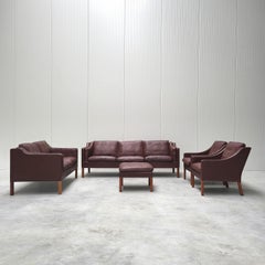 Børge Mogensen for Fredericia Living Room Mod. 2213 & 2212 Sofa & 2x Club Chair