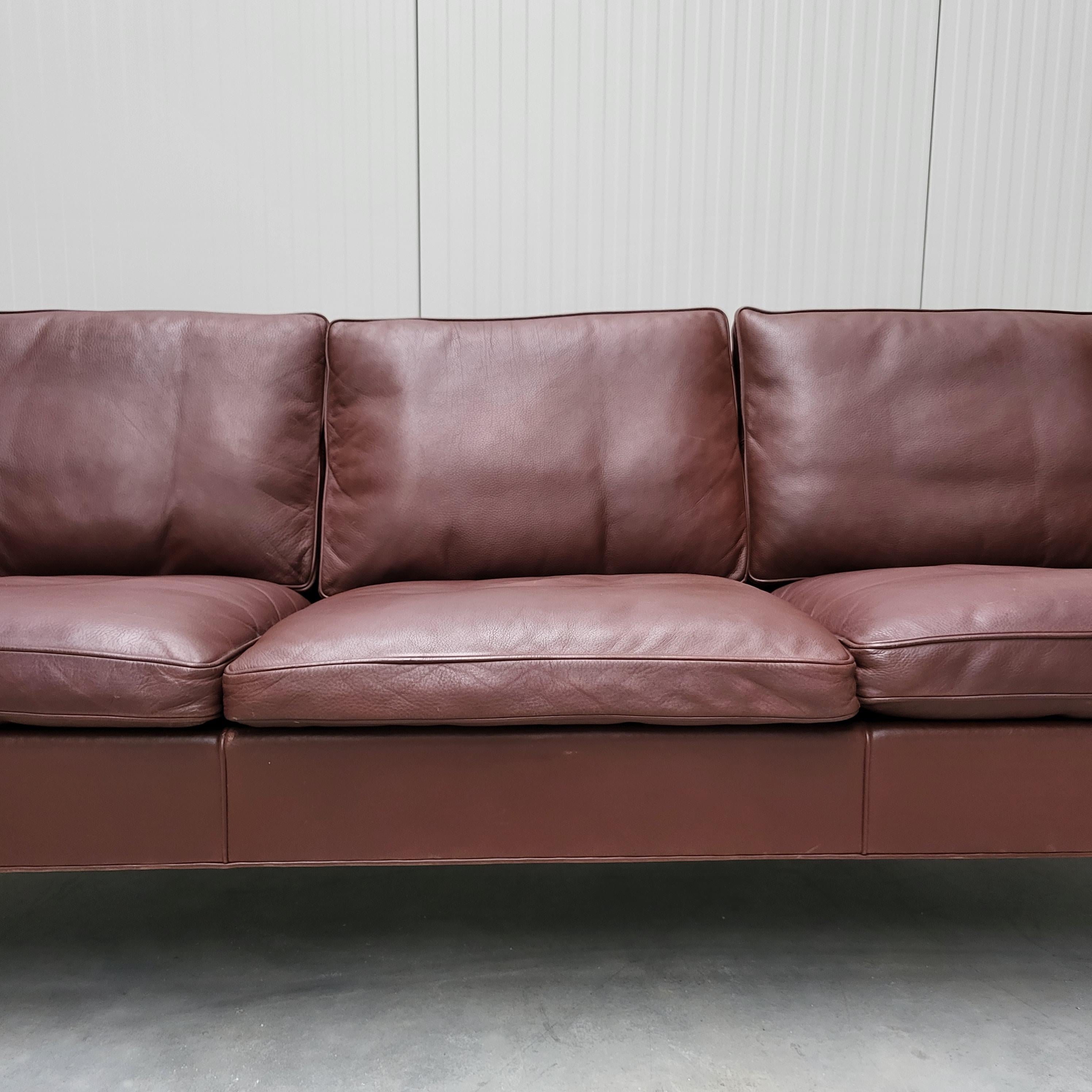 Hand-Crafted Børge Mogensen for Fredericia Sofa 3-Seater Mod. 2213, Denmark 1970s