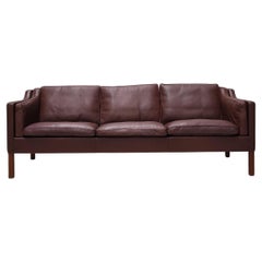 Børge Mogensen für Fredericia Sofa 3-Sitzer Mod. 2213, Dänemark 1970er Jahre