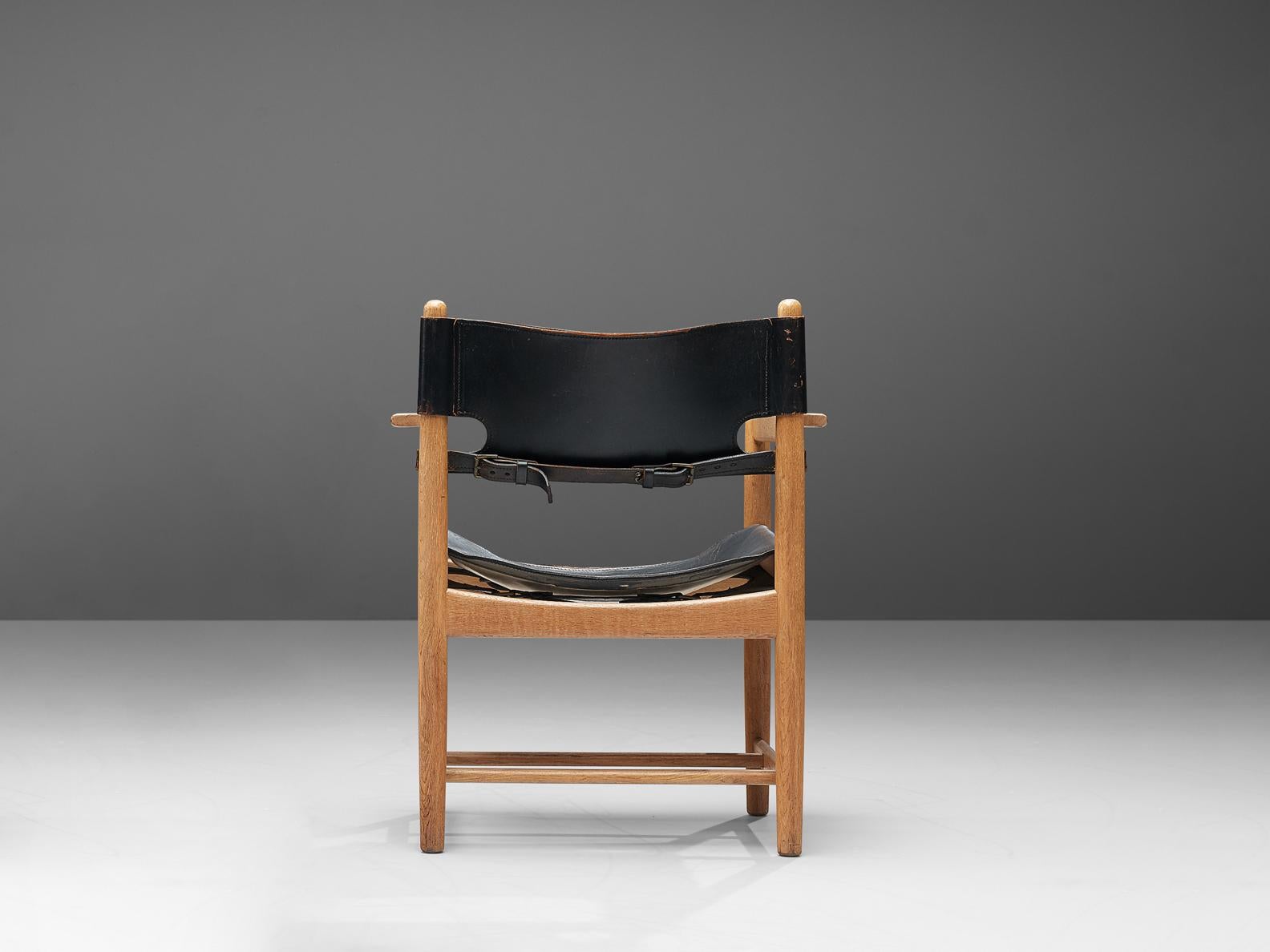 Danish Børge Mogensen for Fredericia Stolefabrik 'Spanish' Dining Chair in Oak