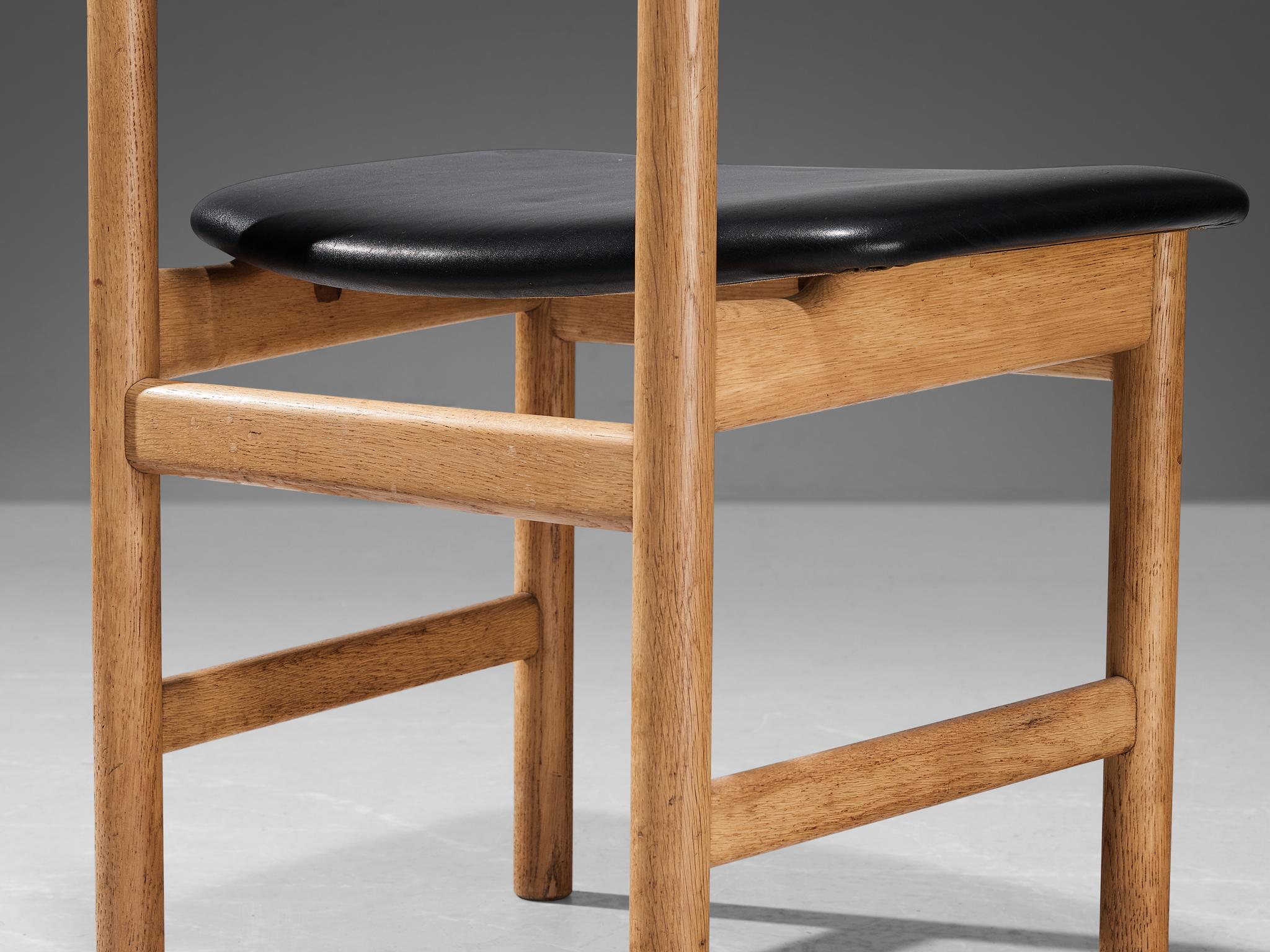 Børge Mogensen for Karl Andersson Pair of Dining Chairs in Oak  4